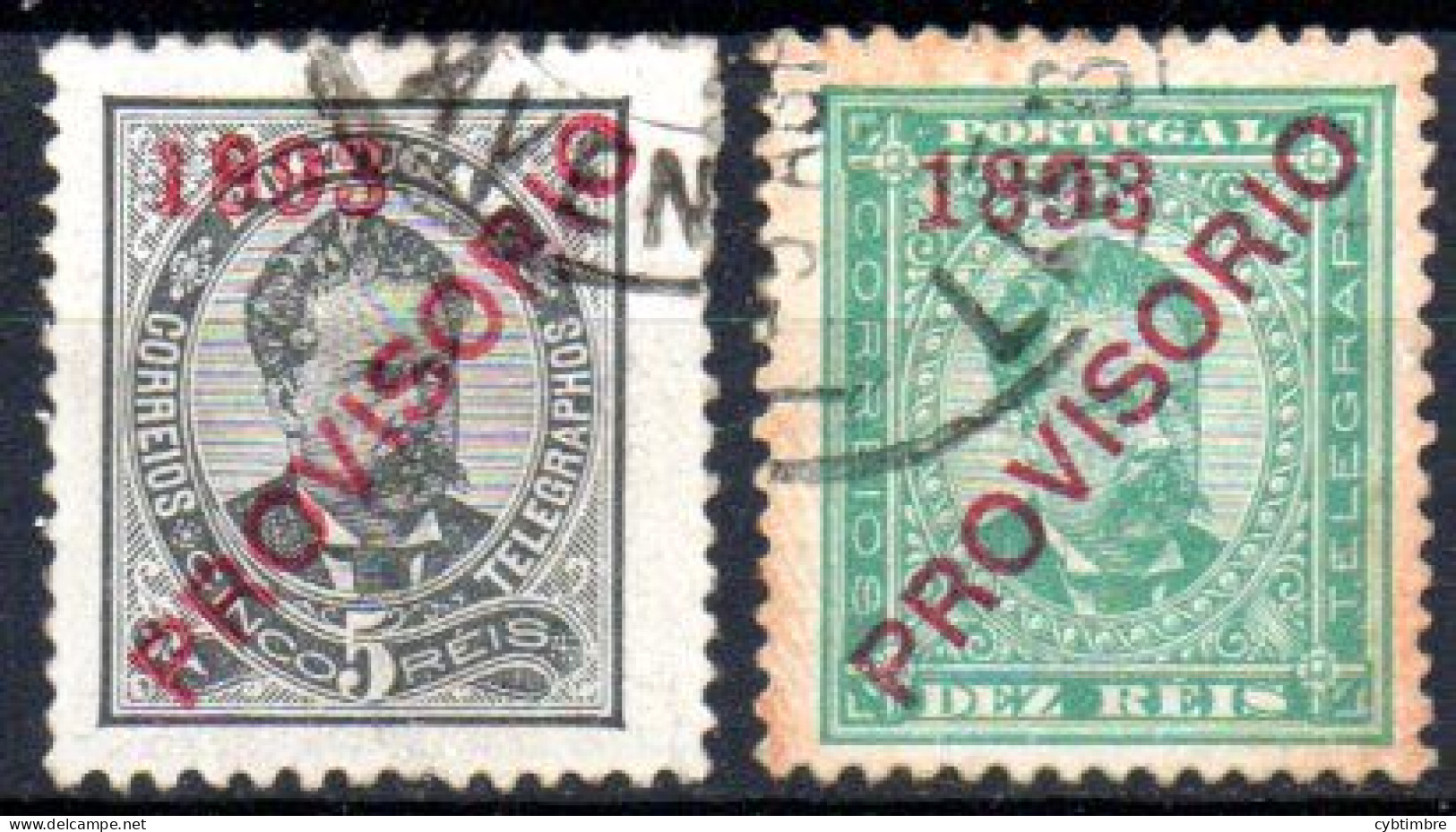 Portugal: Yvert N° 87/88; Cote 50.00€: Le 87 Clair - Used Stamps