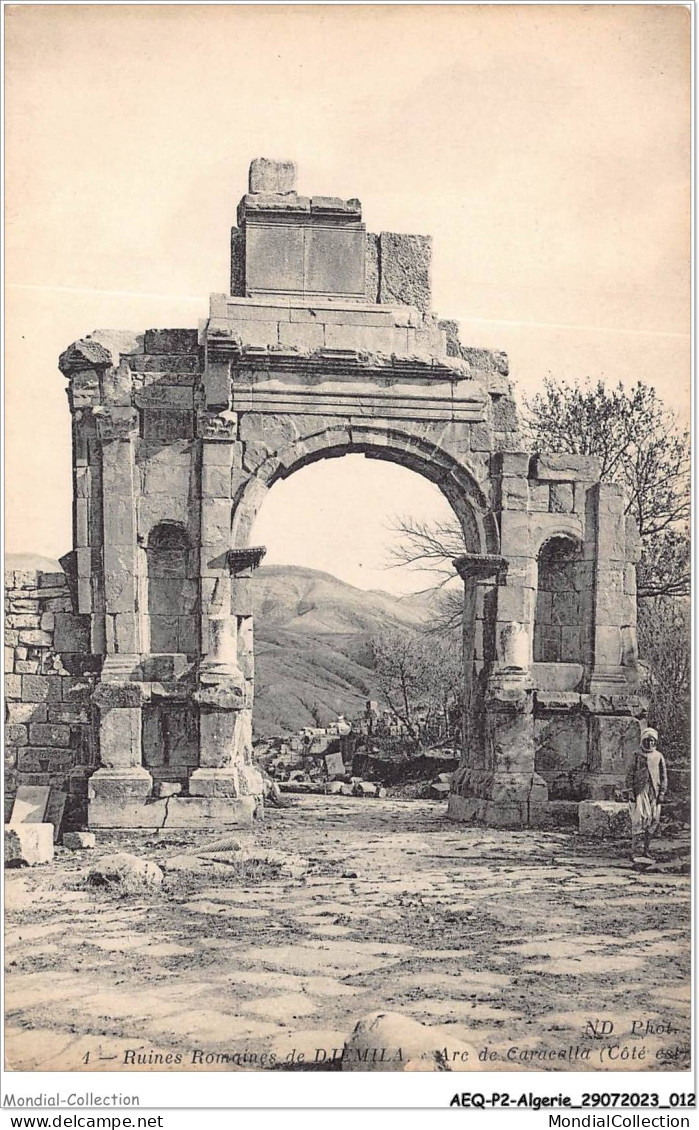 AEQP2-ALGERIE-0094 - COLOMB-BECHAR - Ruines De DJEMILA - Arc De Caracalla - Bechar (Colomb Béchar)
