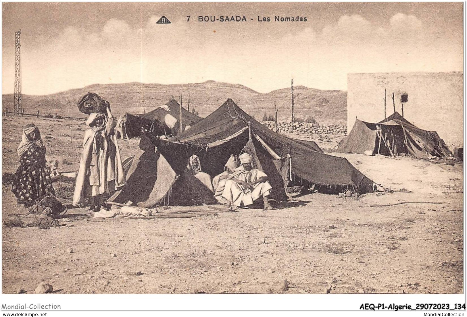 AEQP1-ALGERIE-0068 - BOU-SAADA - Les Nomades - El-Oued