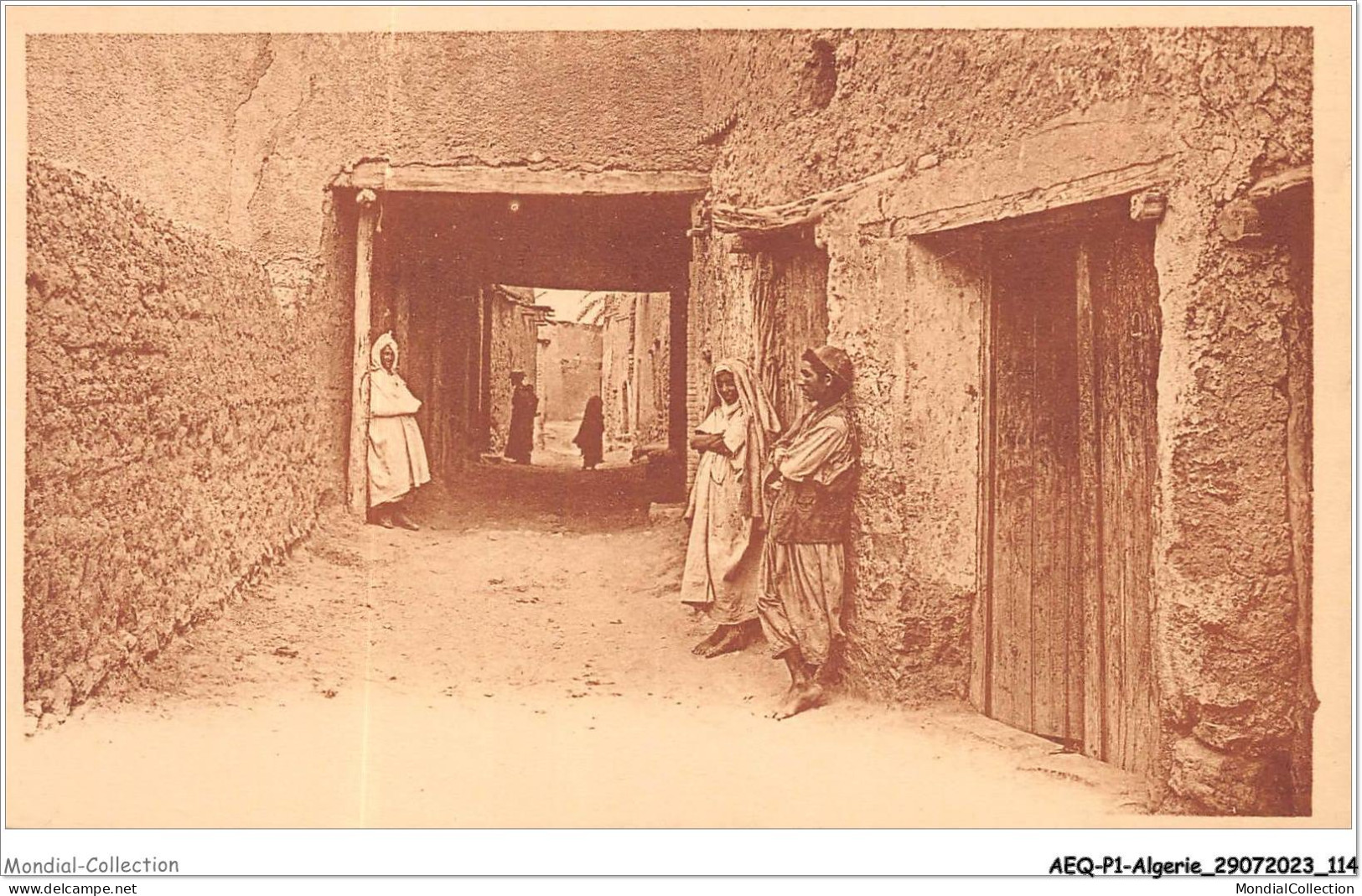 AEQP1-ALGERIE-0058 - BOU-SAADA - Une Rue Couverte - El-Oued