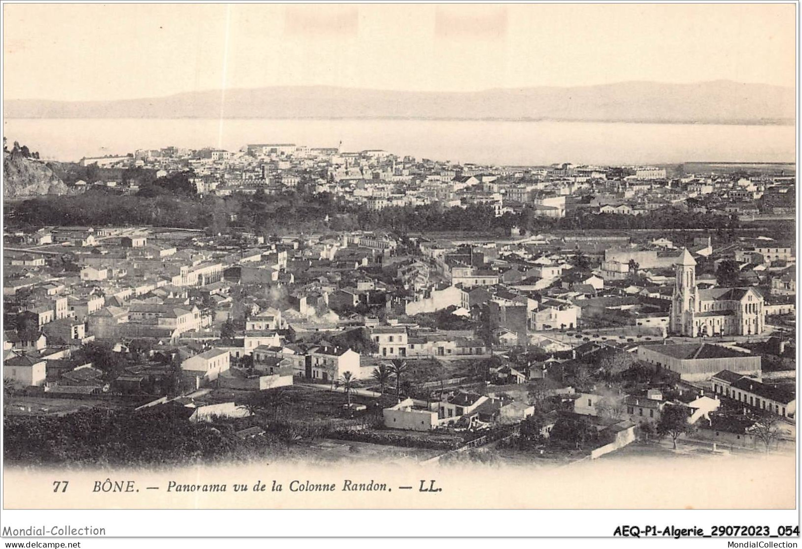 AEQP1-ALGERIE-0028 - BONE - Panorama Vu De La Colone Randon - Annaba (Bône)