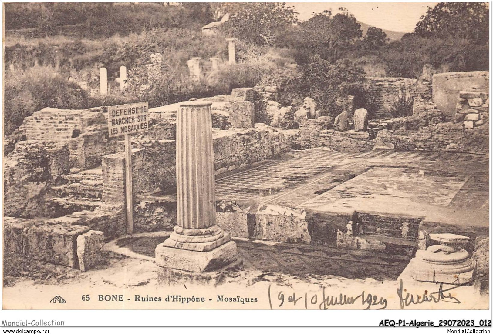 AEQP1-ALGERIE-0007 - BONE - Ruines D'hippone - Mosaiques - Annaba (Bône)