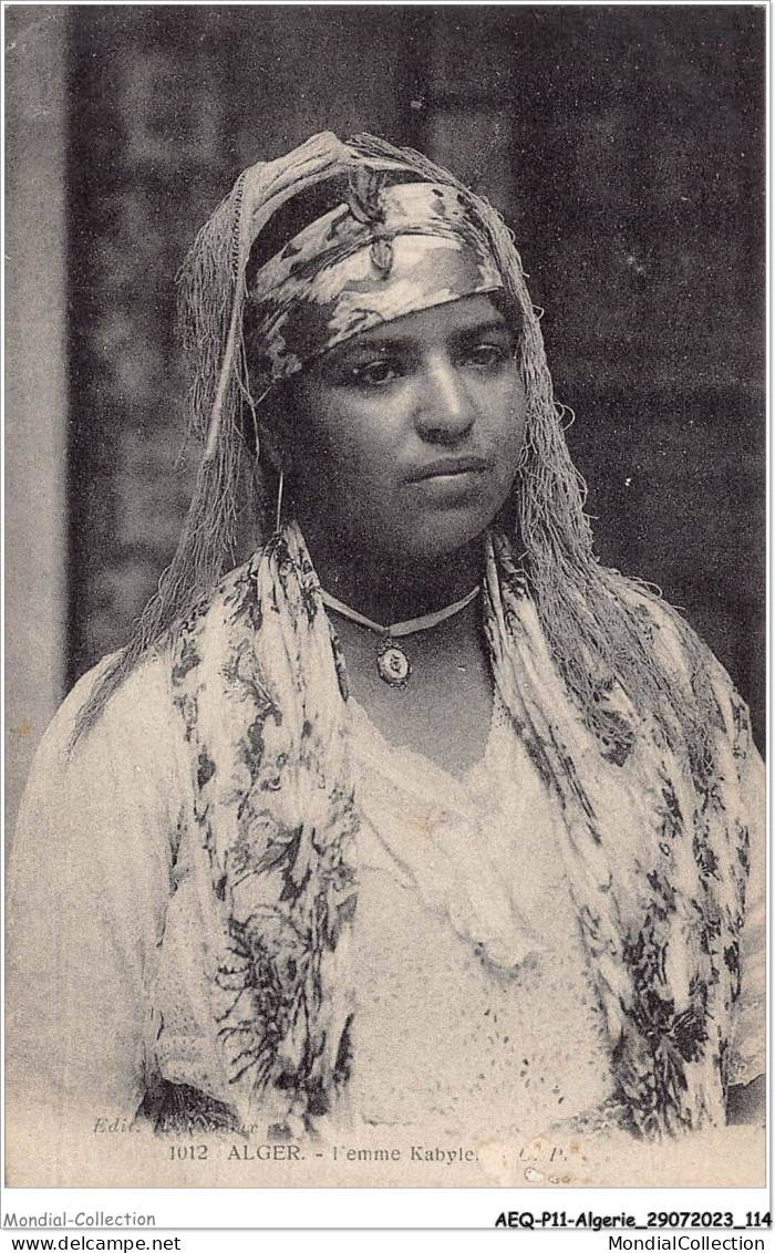 AEQP11-ALGERIE-0986 - Alger - Femme Kabyle - Vrouwen