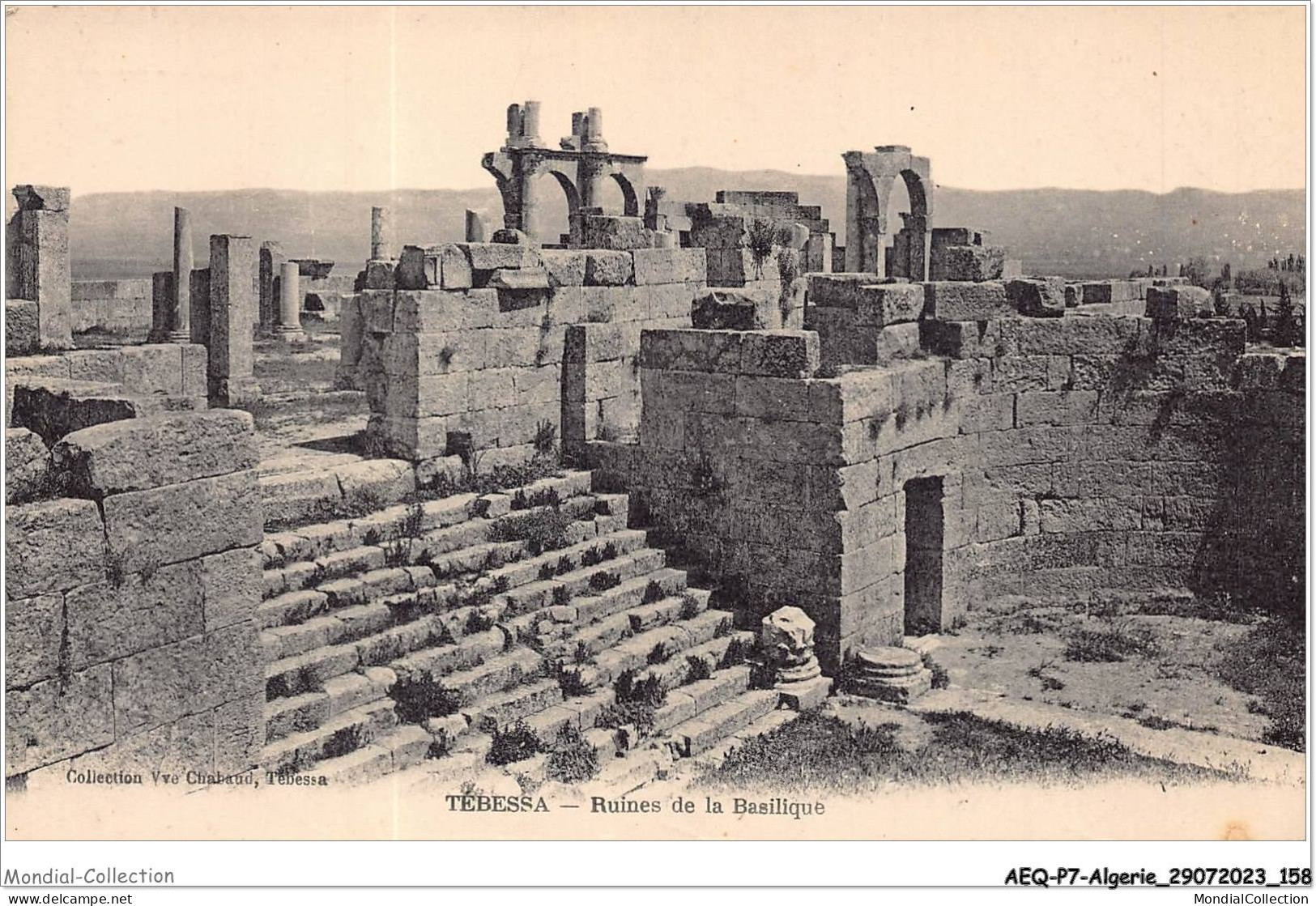 AEQP7-ALGERIE-0634 - Tébessa - Ruines De La Basilique - Tébessa