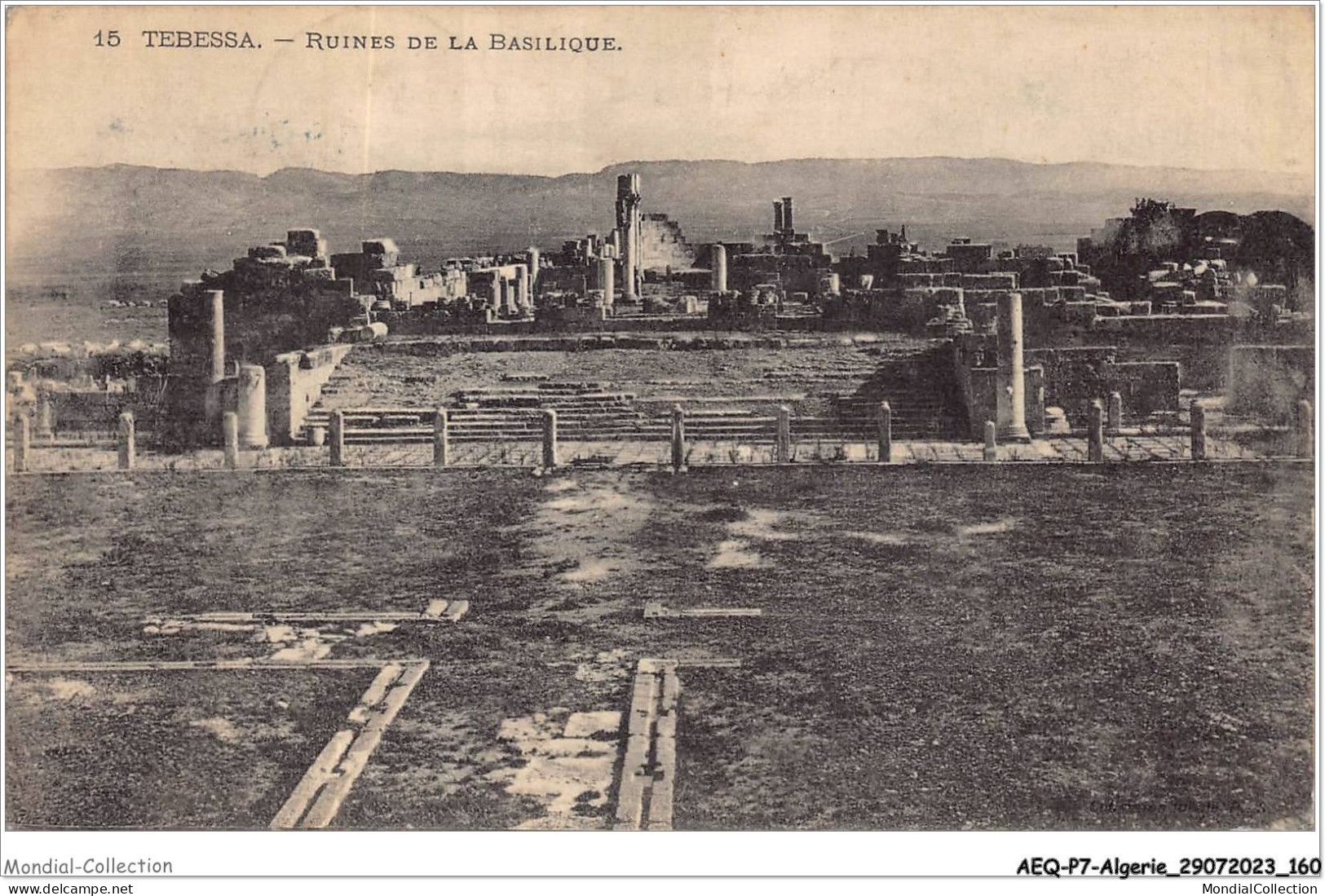 AEQP7-ALGERIE-0635 - Tébessa - Ruines De La Basilique - Tebessa