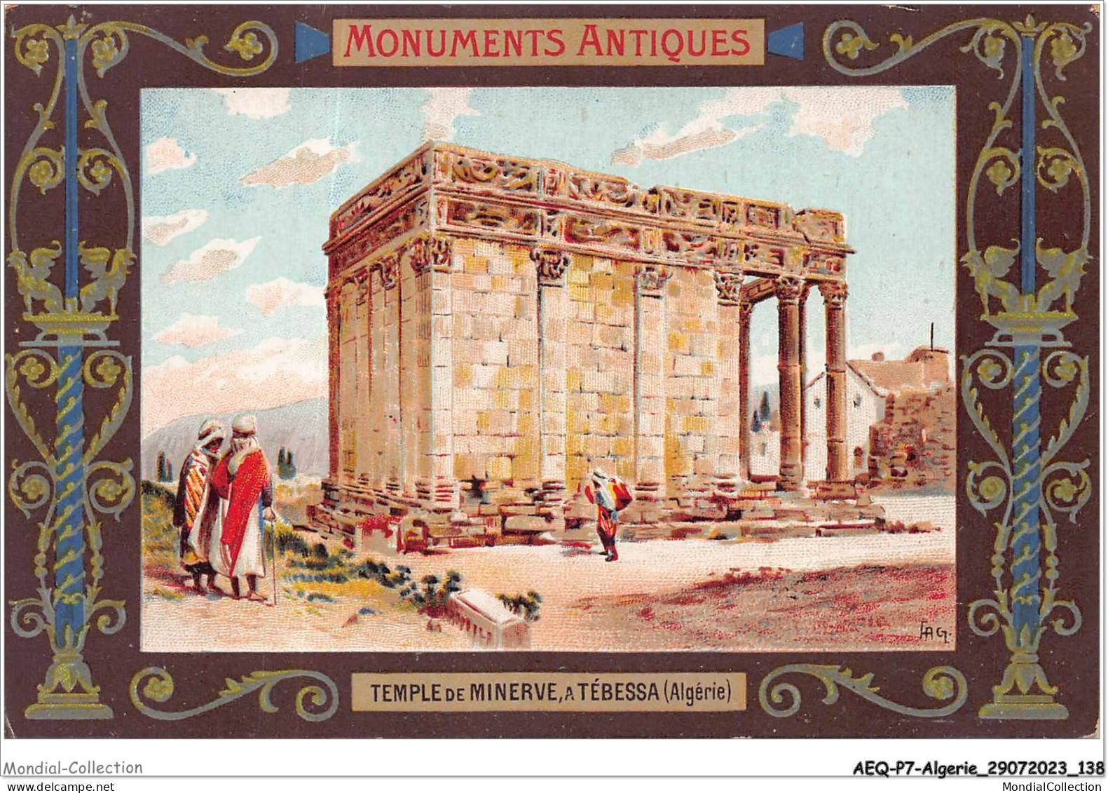 AEQP7-ALGERIE-0624 - Monuments Antiques - Temple De Minerve A Tébessa - Tébessa