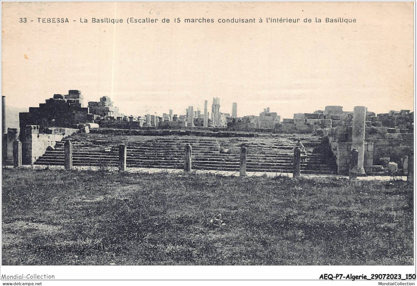 AEQP7-ALGERIE-0630 - Tébessa - La Basilique - Escalier De 15 Marches  - Tebessa