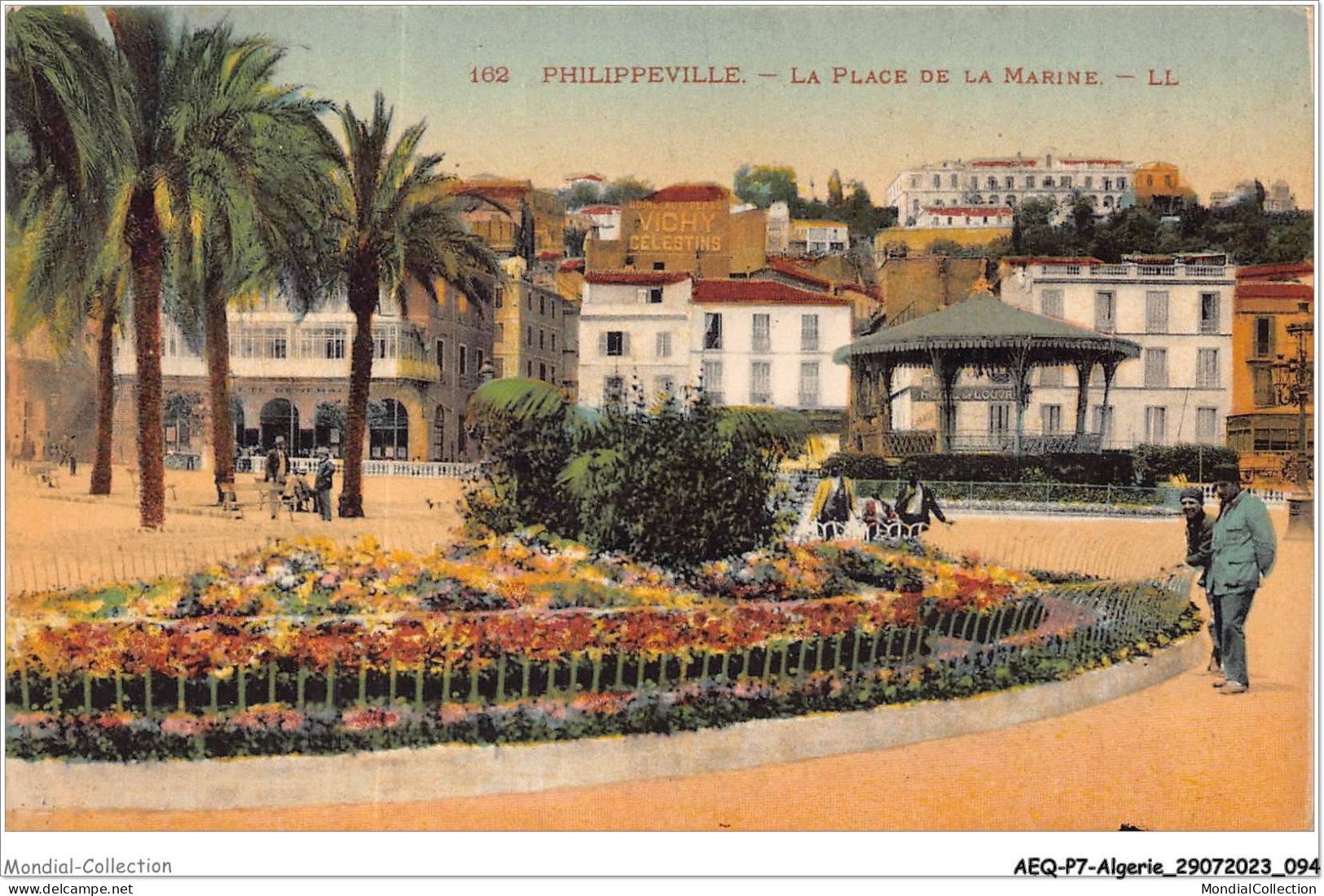 AEQP7-ALGERIE-0602 - Philippevilles - La Place De La Mairie - Skikda (Philippeville)