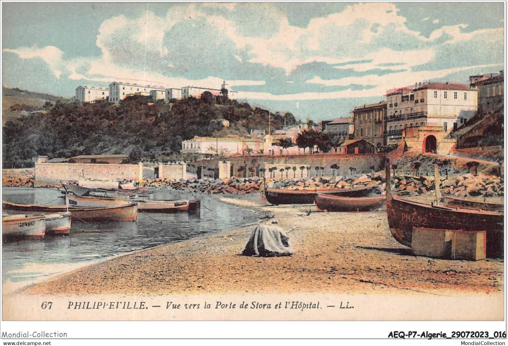 AEQP7-ALGERIE-0563 - PHILIPPEVILLE - Vue Vers La Porte De Stora Et L'hpital - Skikda (Philippeville)