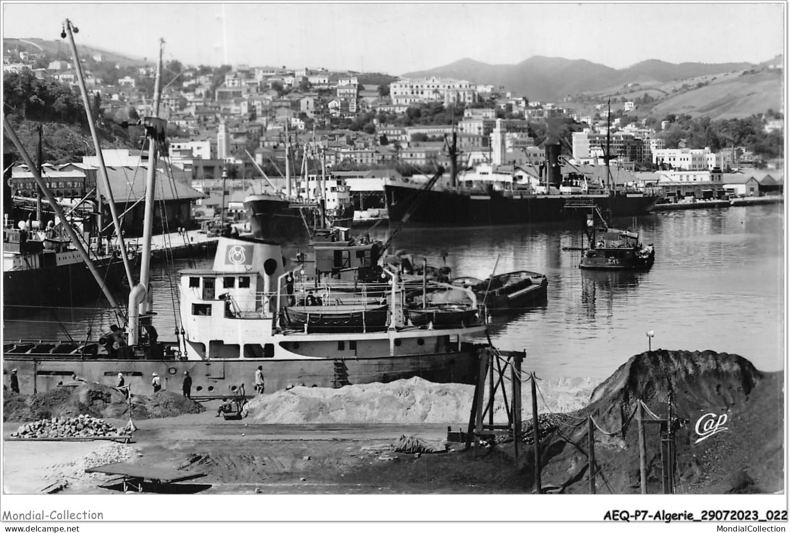 AEQP7-ALGERIE-0566 - PHILIPPEVILLE - Le Port Et La Ville - Skikda (Philippeville)