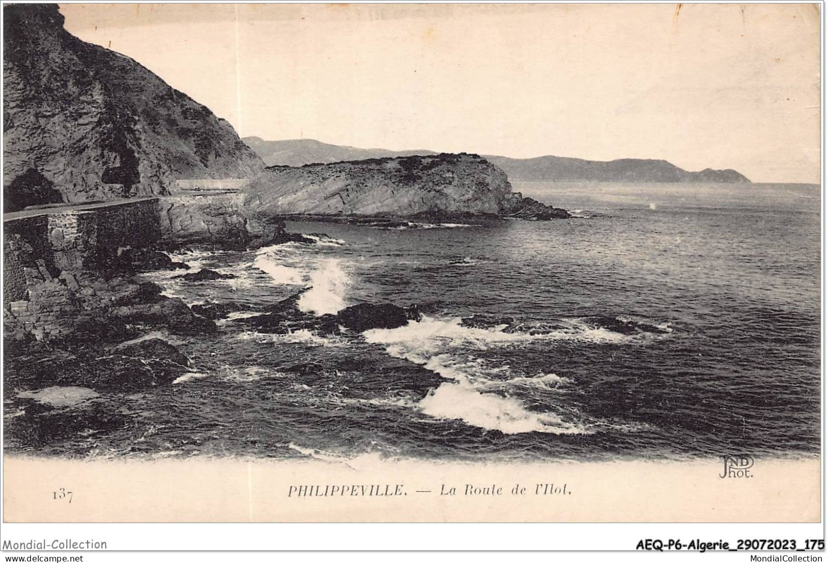 AEQP6-ALGERIE-0551 - PHILIPPEVILLE - La Route De L'ilot - Skikda (Philippeville)