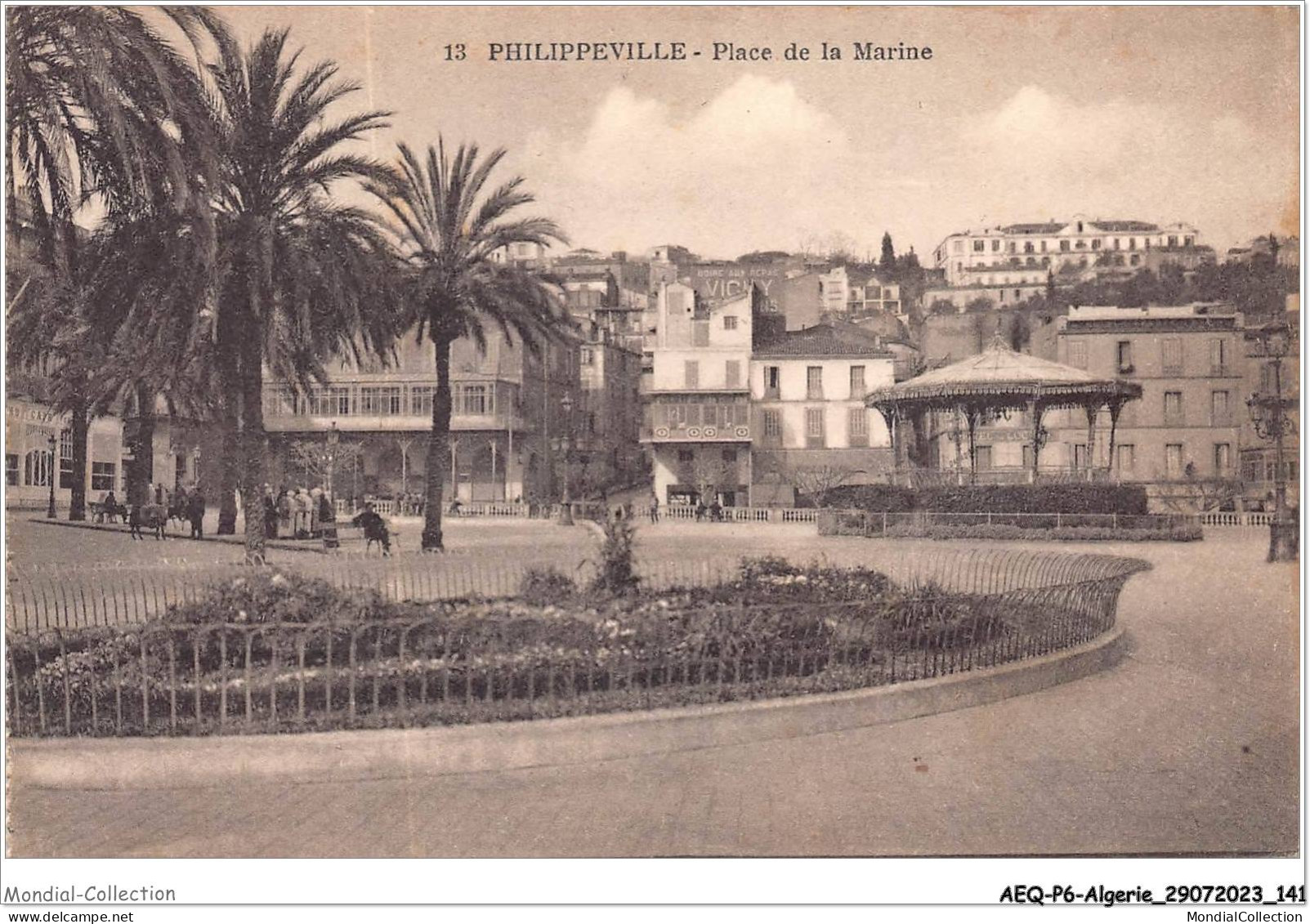 AEQP6-ALGERIE-0534 - PHILIPPEVILLE - Place De La Marine - Skikda (Philippeville)