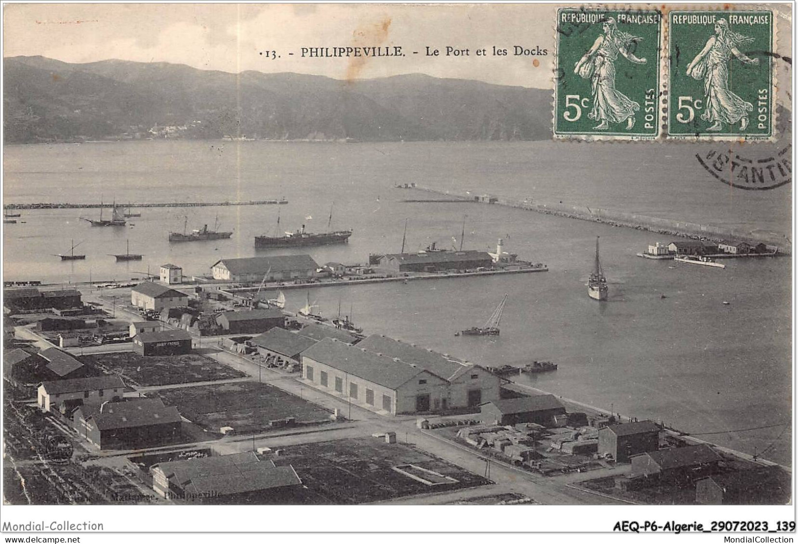 AEQP6-ALGERIE-0533 - PHILIPPEVILLE - Le Port Et Les Docks - Skikda (Philippeville)