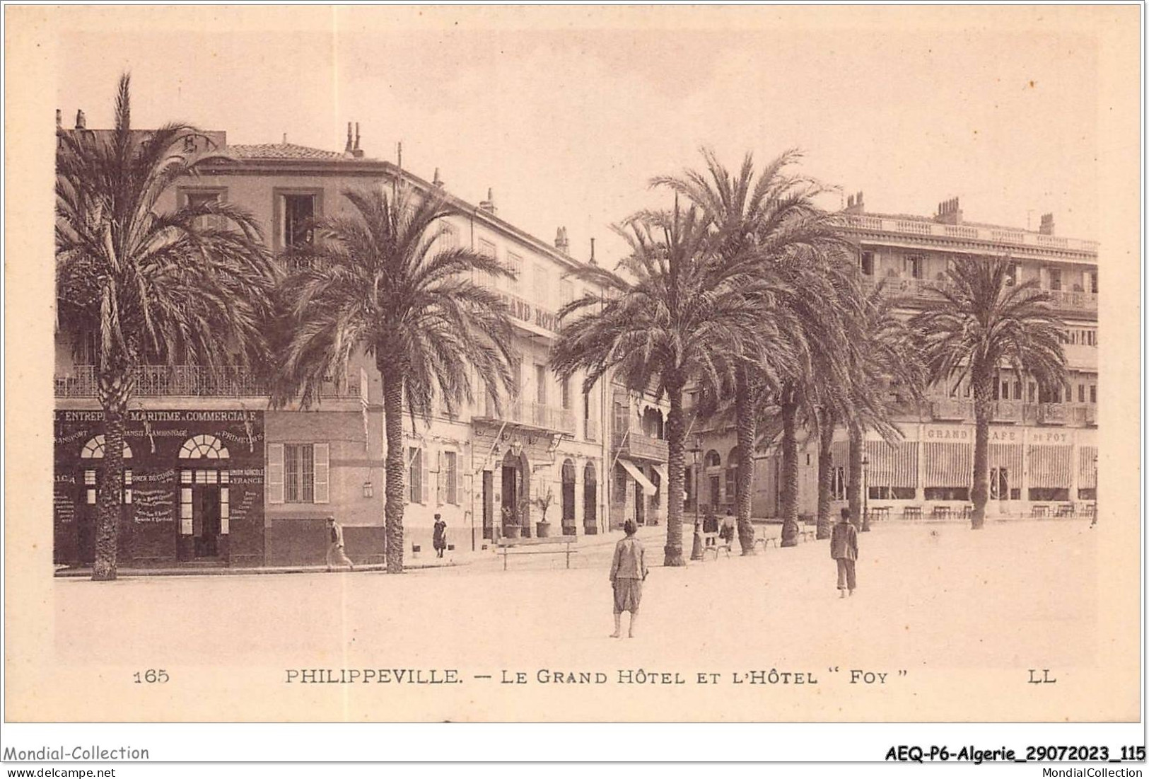 AEQP6-ALGERIE-0521 - PHILIPPEVILLE - Le Grand Hotel Et L'hotel Foy - Skikda (Philippeville)