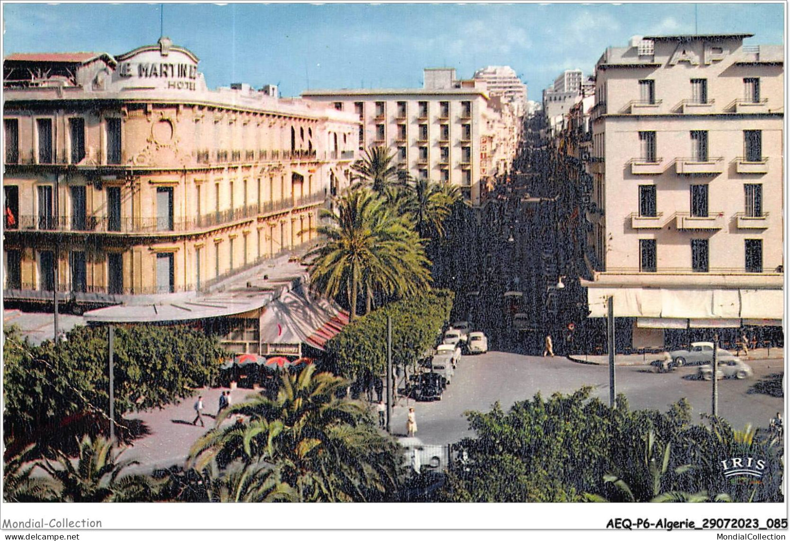 AEQP6-ALGERIE-0506 - ORAN - Le Boulevard Cimenceau Et L'hotel Martinez - Oran