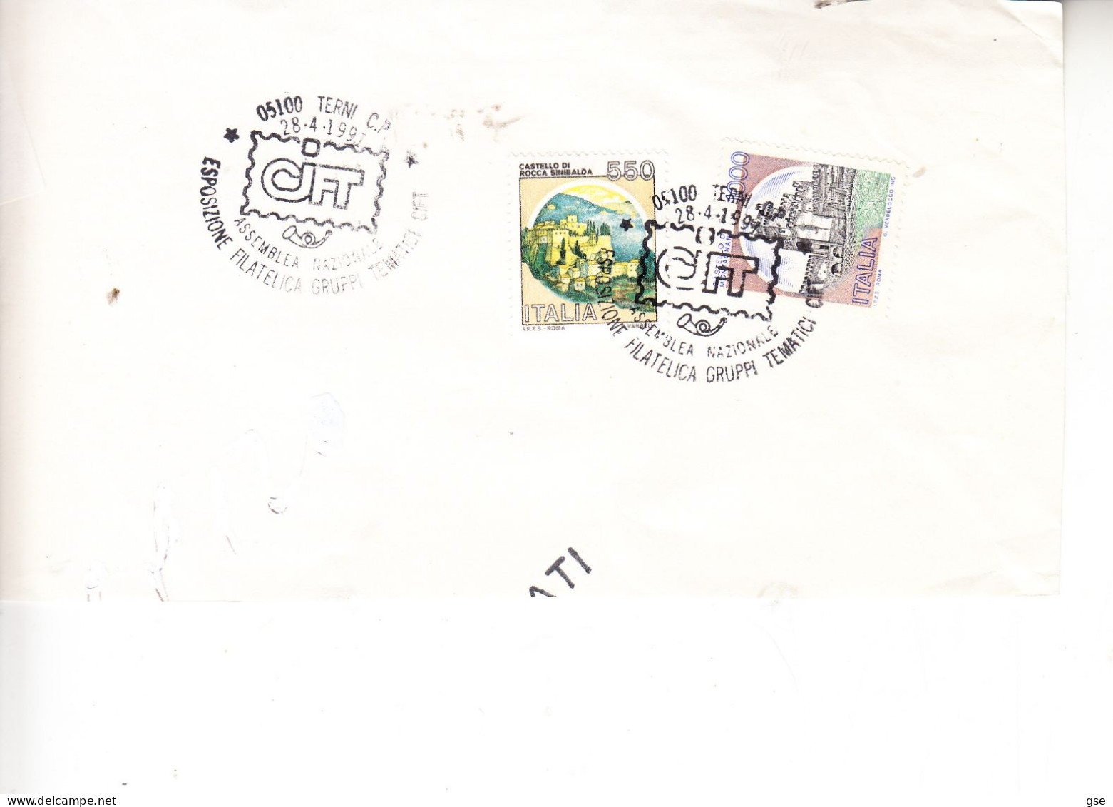 ITALIA  1997 - Annullo Speciale "Esposiz. Gruppi Tematici" - Terni - 1991-00: Poststempel