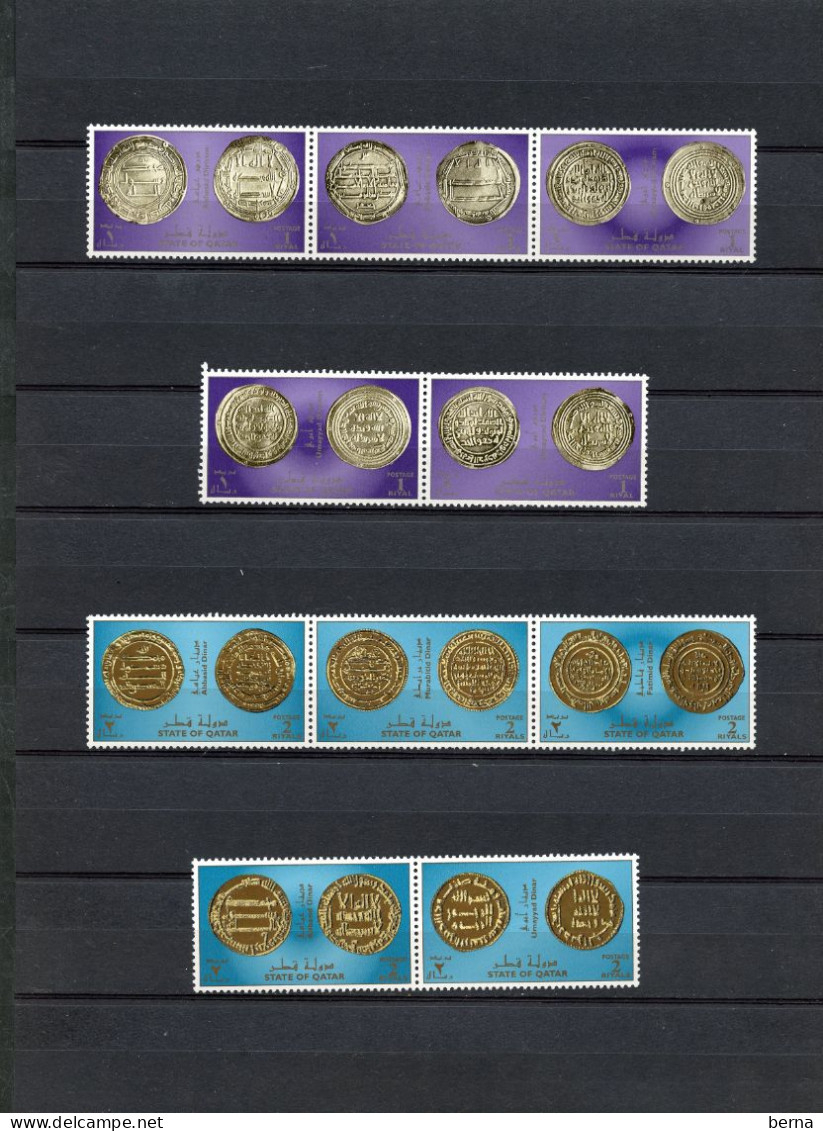 QATAR 775/784 MONNAIES COINS   LUXE NEUF SANS CHARNIERE MNH - Münzen