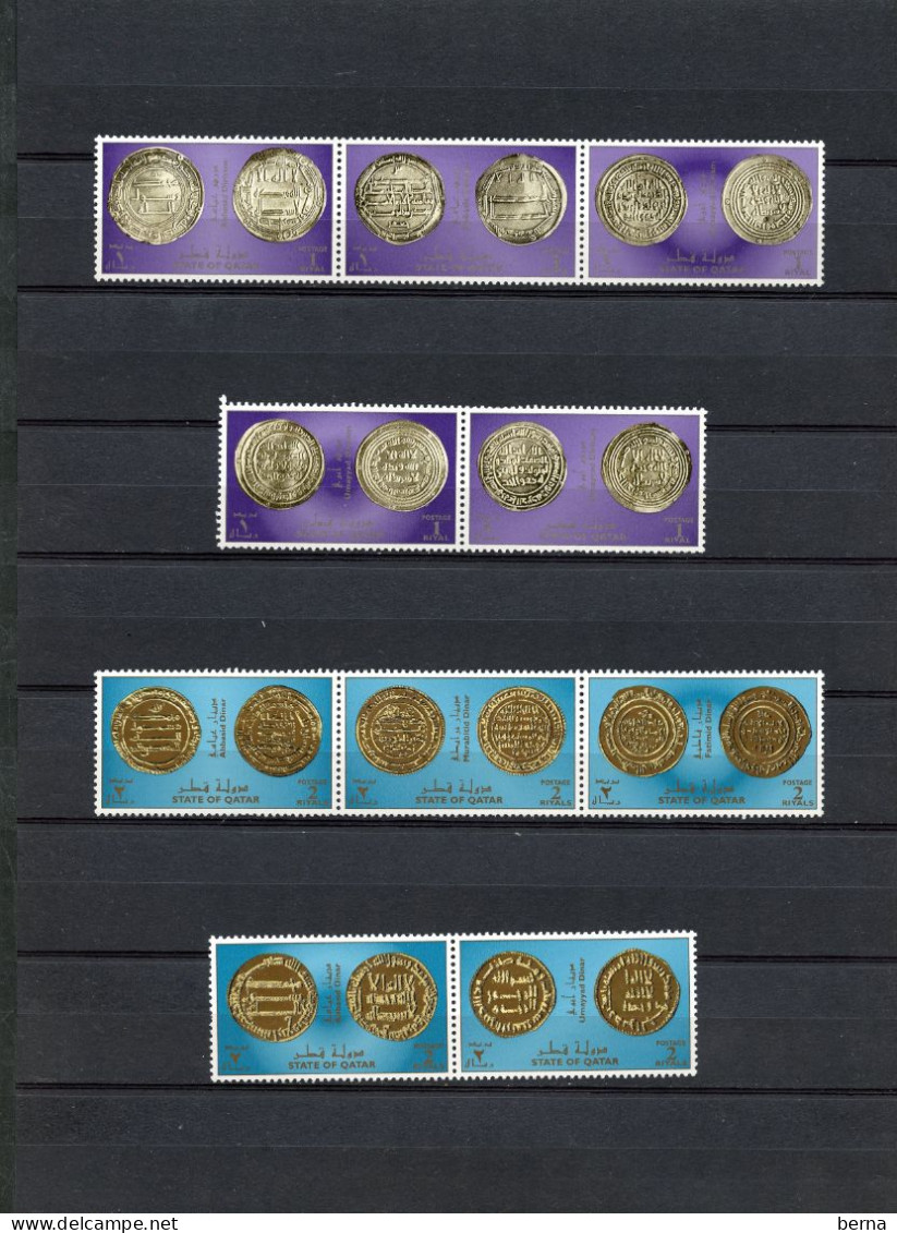 QATAR 775/784 MONNAIES COINS   LUXE NEUF SANS CHARNIERE MNH - Monnaies