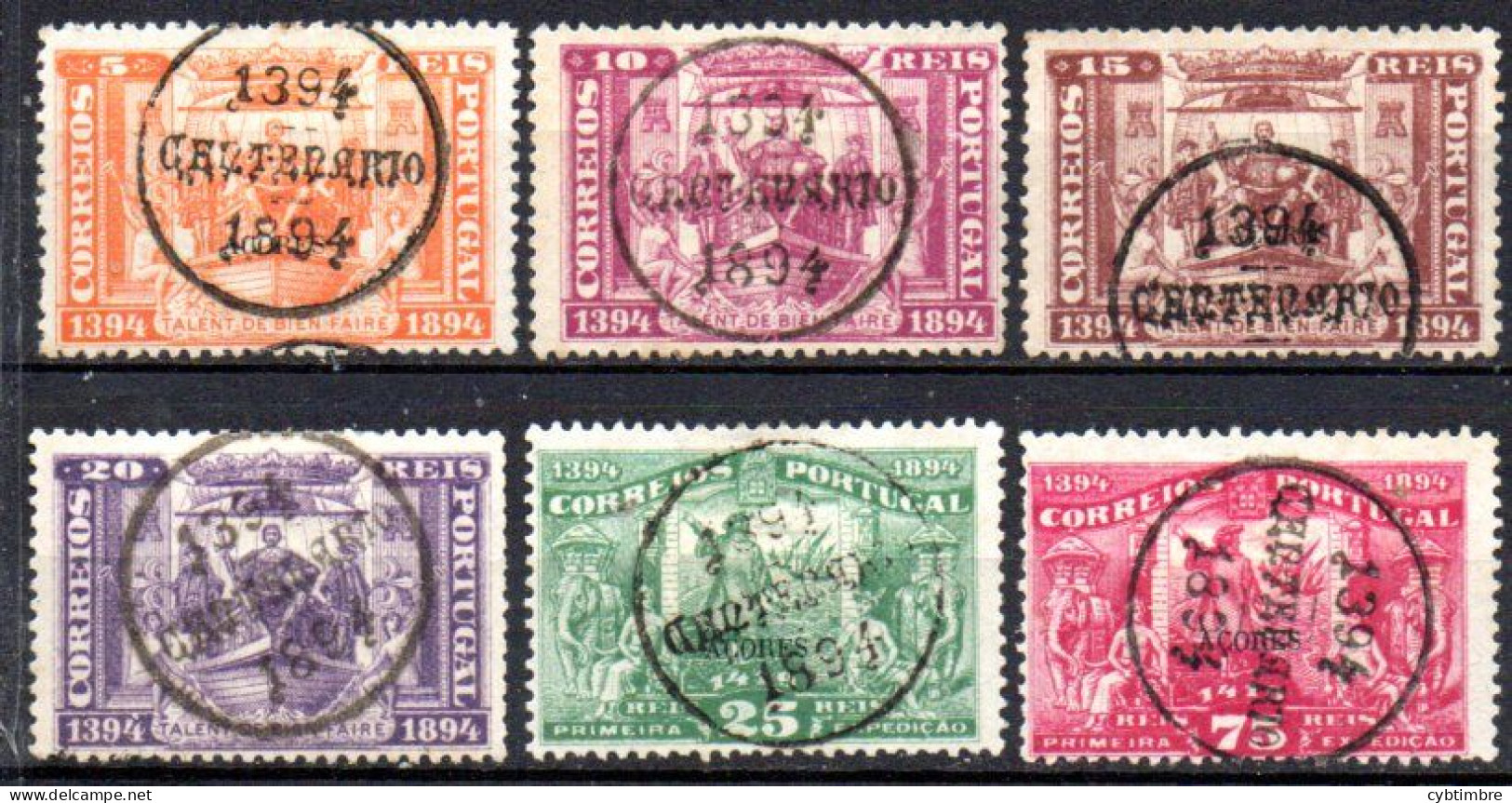 Portugal: Yvert N° 96/102; 6 Valeurs; Cote 23.75€ - Used Stamps