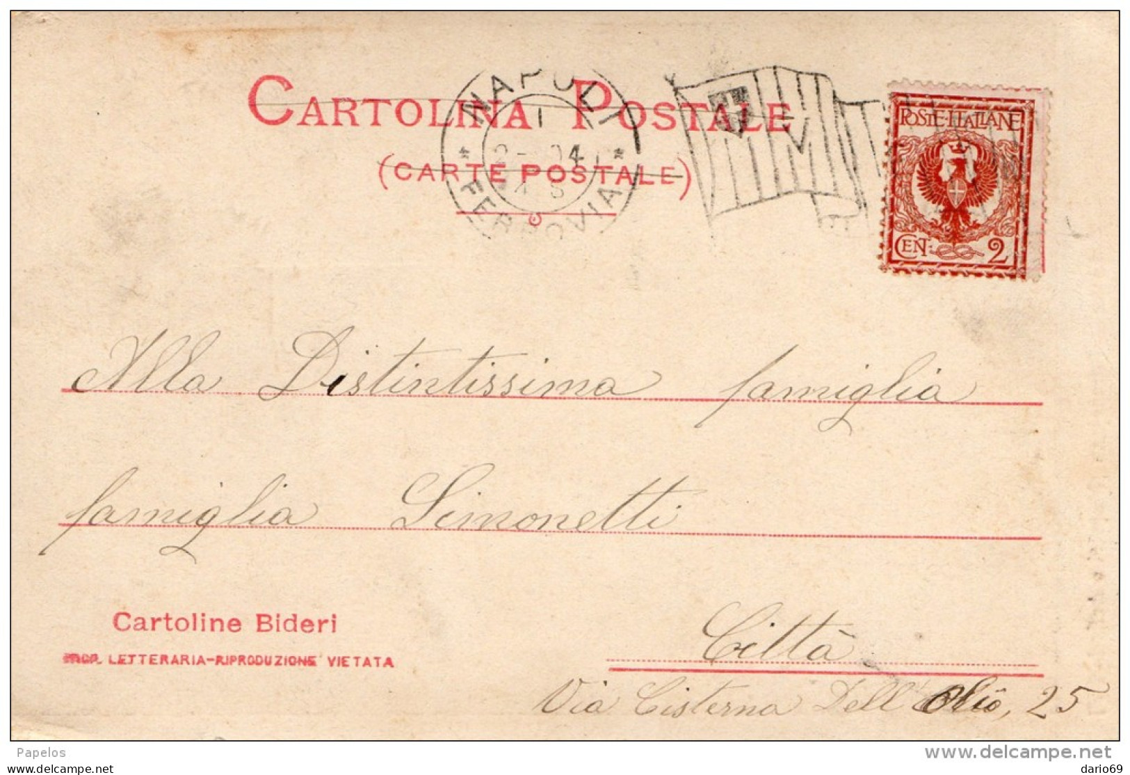 1904  CARTOLINA POMPEI - Pompei