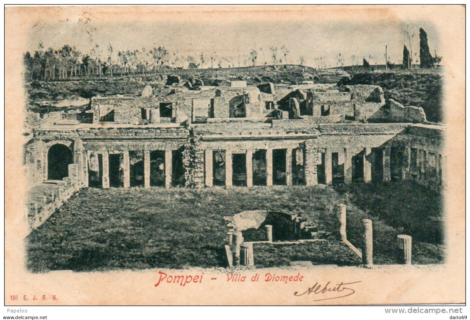 1901  CARTOLINA POMPEI - Pompei