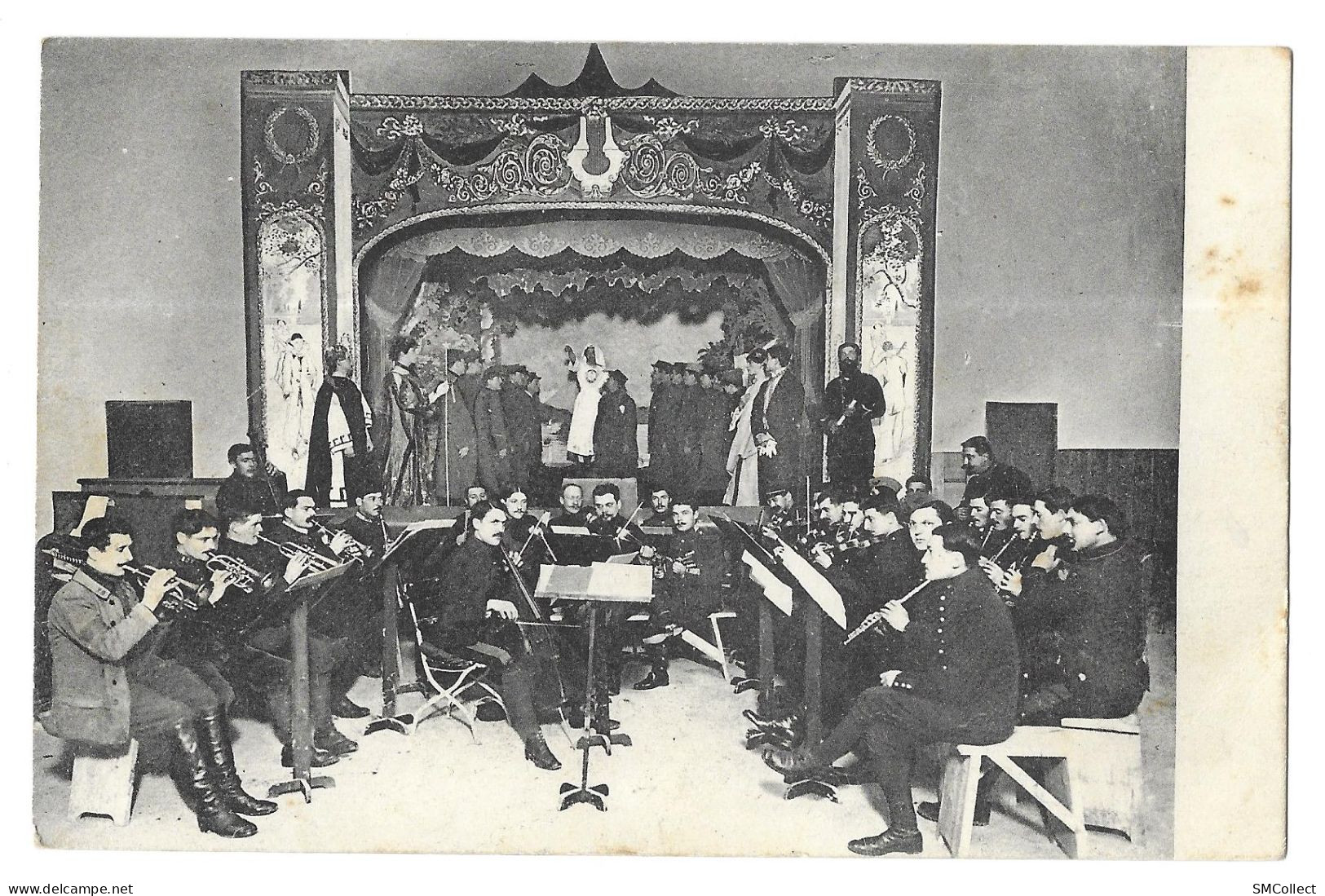 Camp De Prisonniers De Ludwigsburg Eglosheim. Carte Photo, Concert De Musique (A18p44) - Ludwigsburg