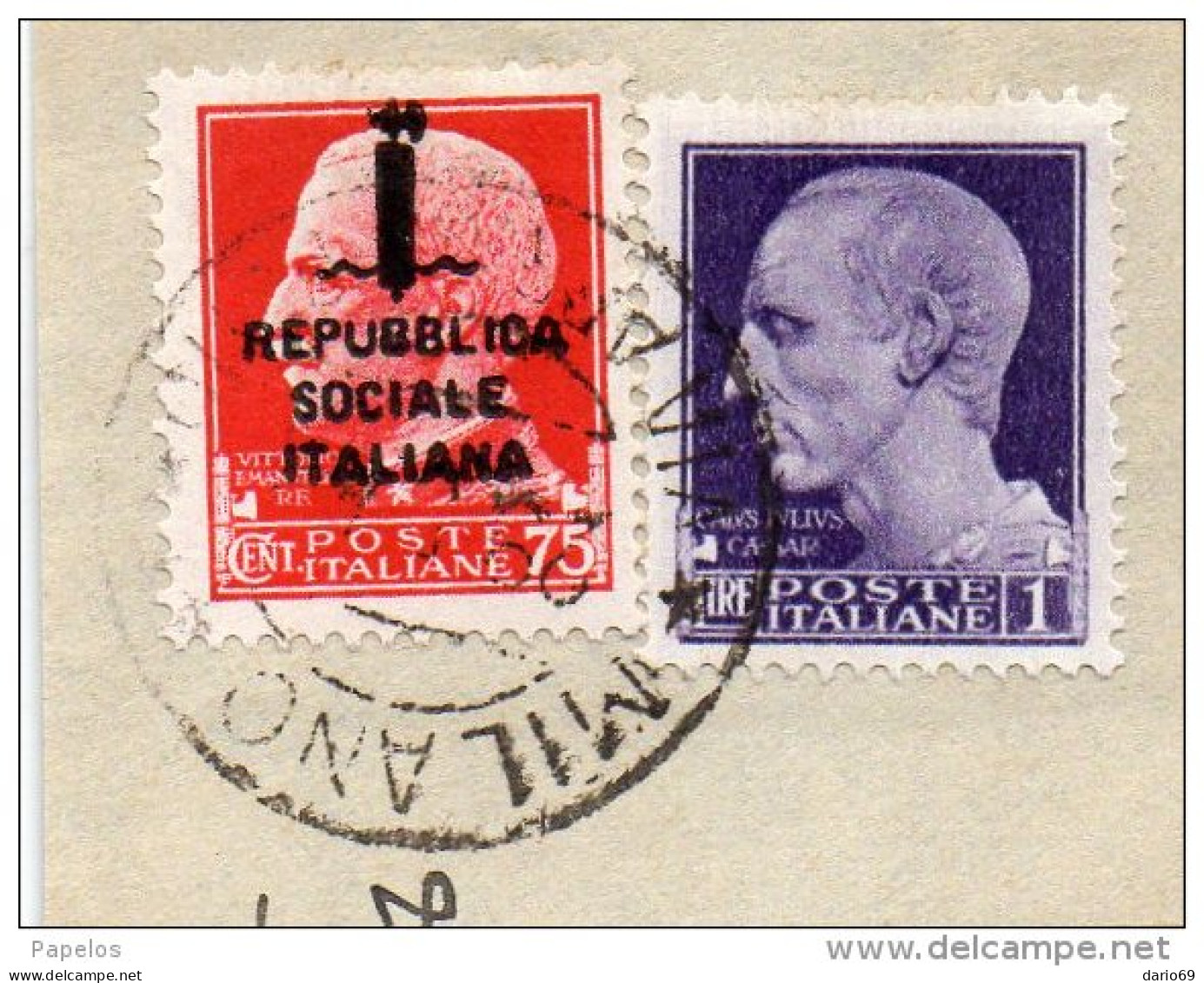 1945  FRAMMENTO - Storia Postale