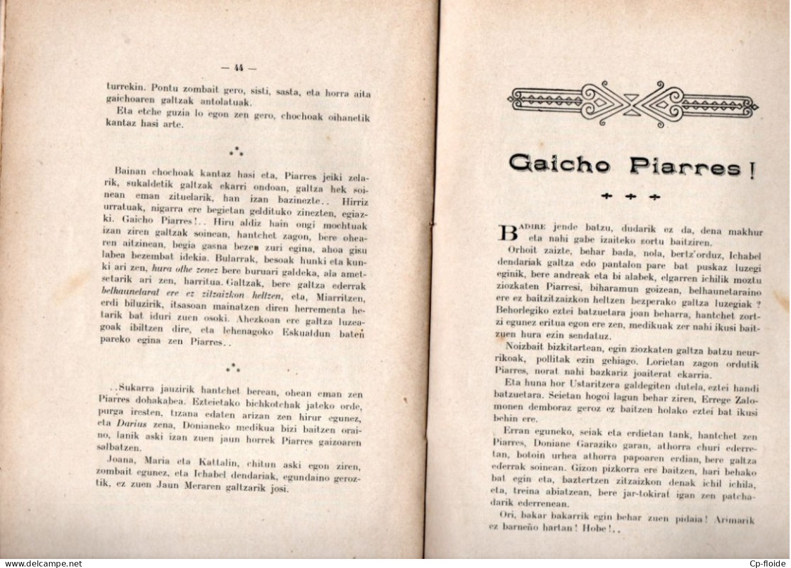 LIVRE . PAYS-BASQUE . " SUPAZTER CHOKOAN " . JEAN BARBIER . DÉDICACE DE L'AUTEUR . LANGUE BASQUE - Réf. N°289L - - Pays Basque