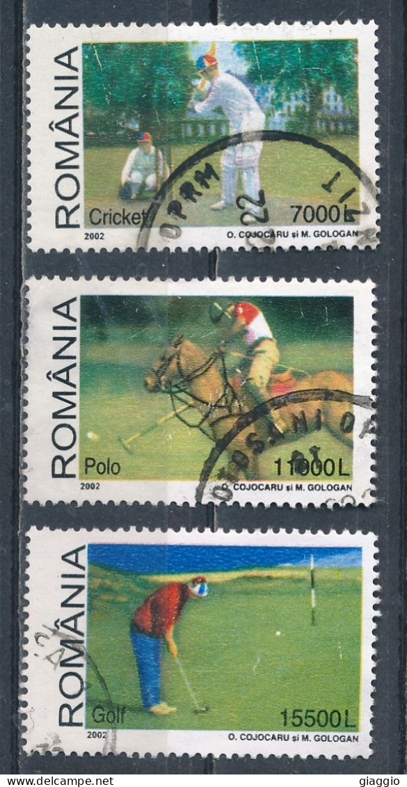 °°° ROMANIA - Y&T N° 4758/60 - 2002 °°° - Usati