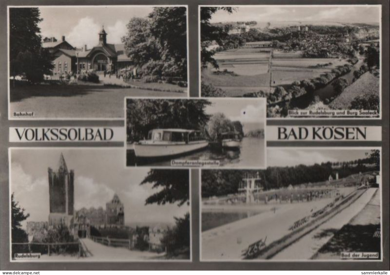 50763 - Bad Kösen - U.a. Blick Zur Rudelsburg - 1966 - Bad Kösen