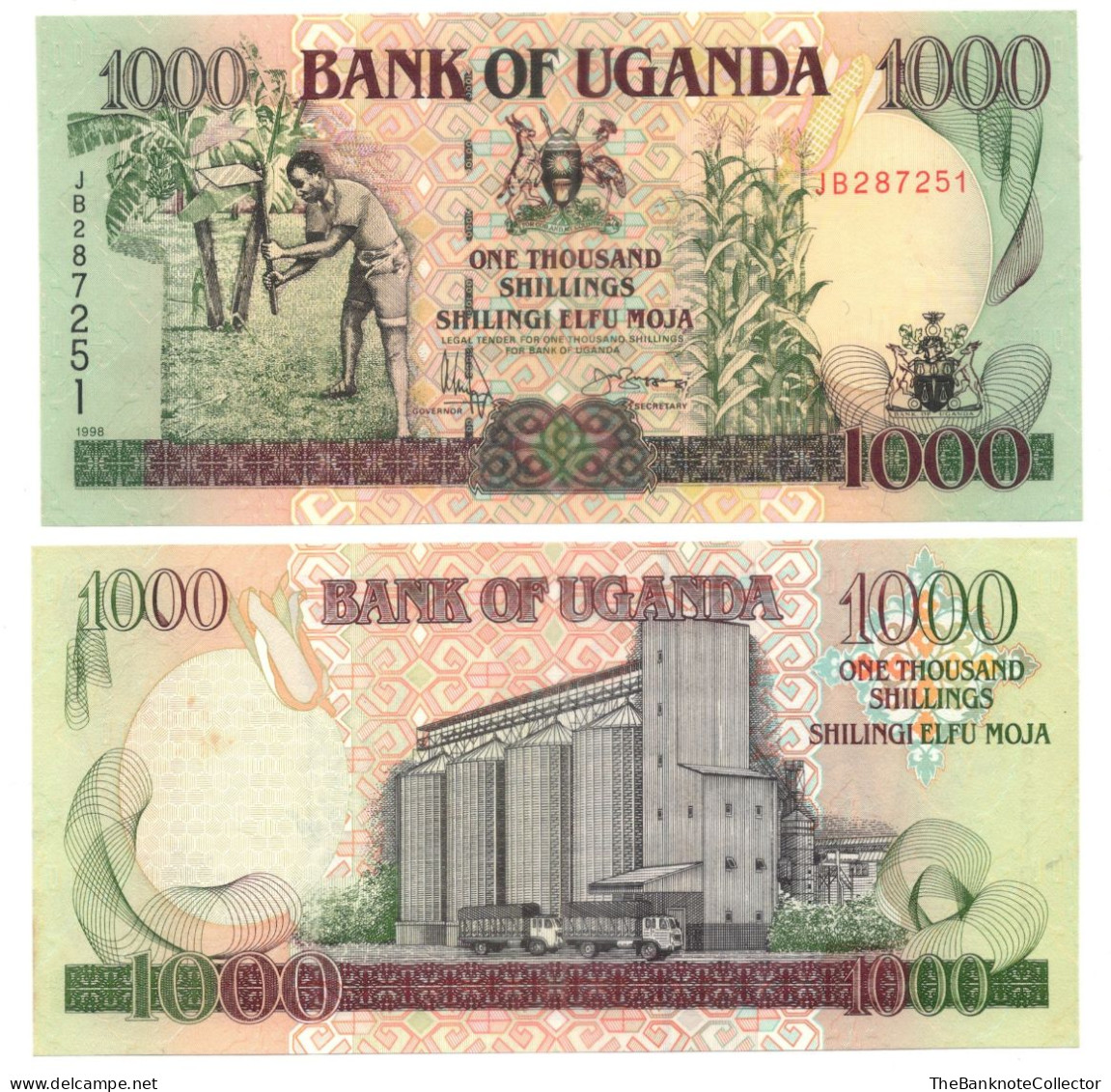 Uganda 1000 Shillings 1996 P-36 UNC - Oeganda