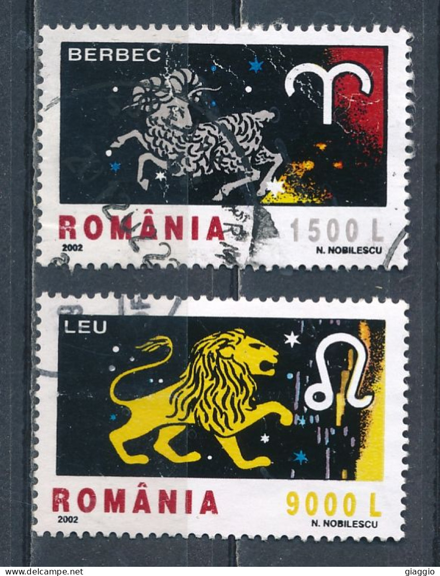 °°° ROMANIA - Y&T N° 4729/33 - 2002 °°° - Oblitérés