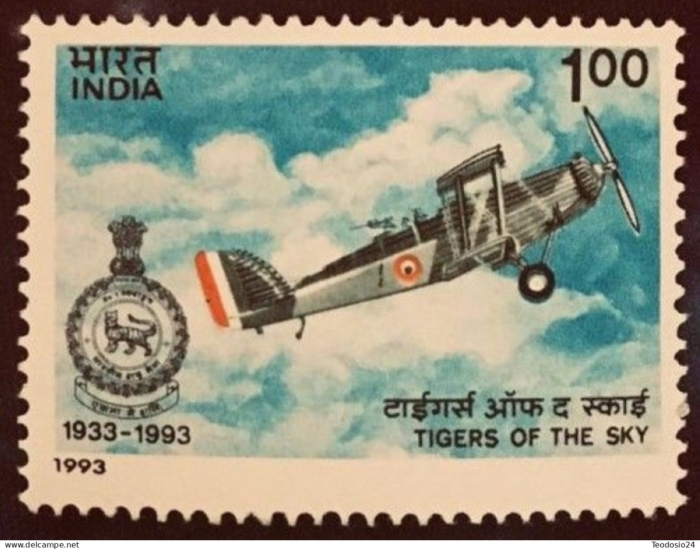 India 1993  Mi.1383 ** - Usados