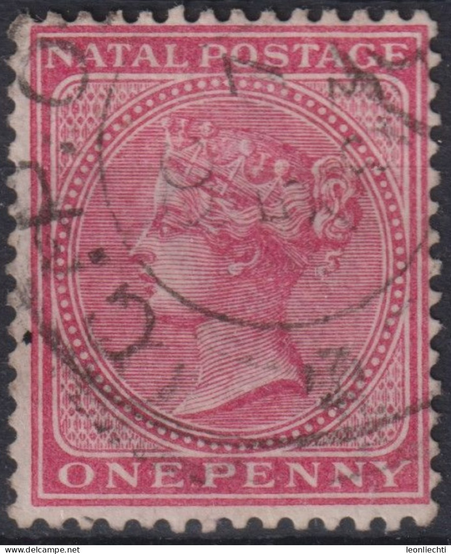 1884 Natal ° Mi:ZA-NA 45, Sn:ZA-NA 67, Yt:ZA-NA 44, Queen Victoria (1819-1901) - Natal (1857-1909)