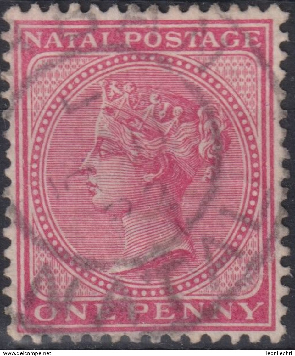 1884 Natal ° Mi:ZA-NA 45, Sn:ZA-NA 67, Yt:ZA-NA 44, Queen Victoria (1819-1901) - Natal (1857-1909)
