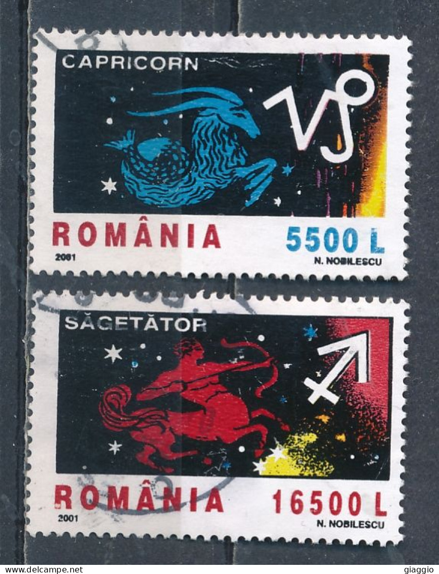 °°° ROMANIA - Y&T N° 4717/20 - 2001 °°° - Used Stamps