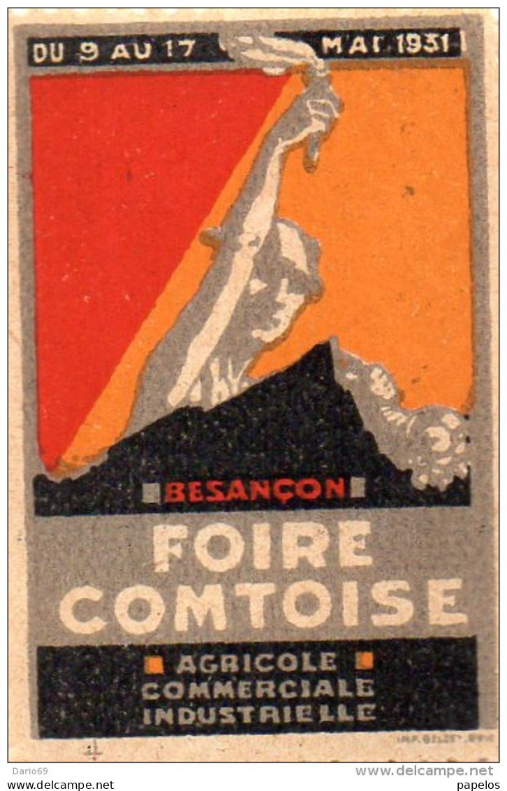 1931 FOIRE COMTOISE - Cinderellas