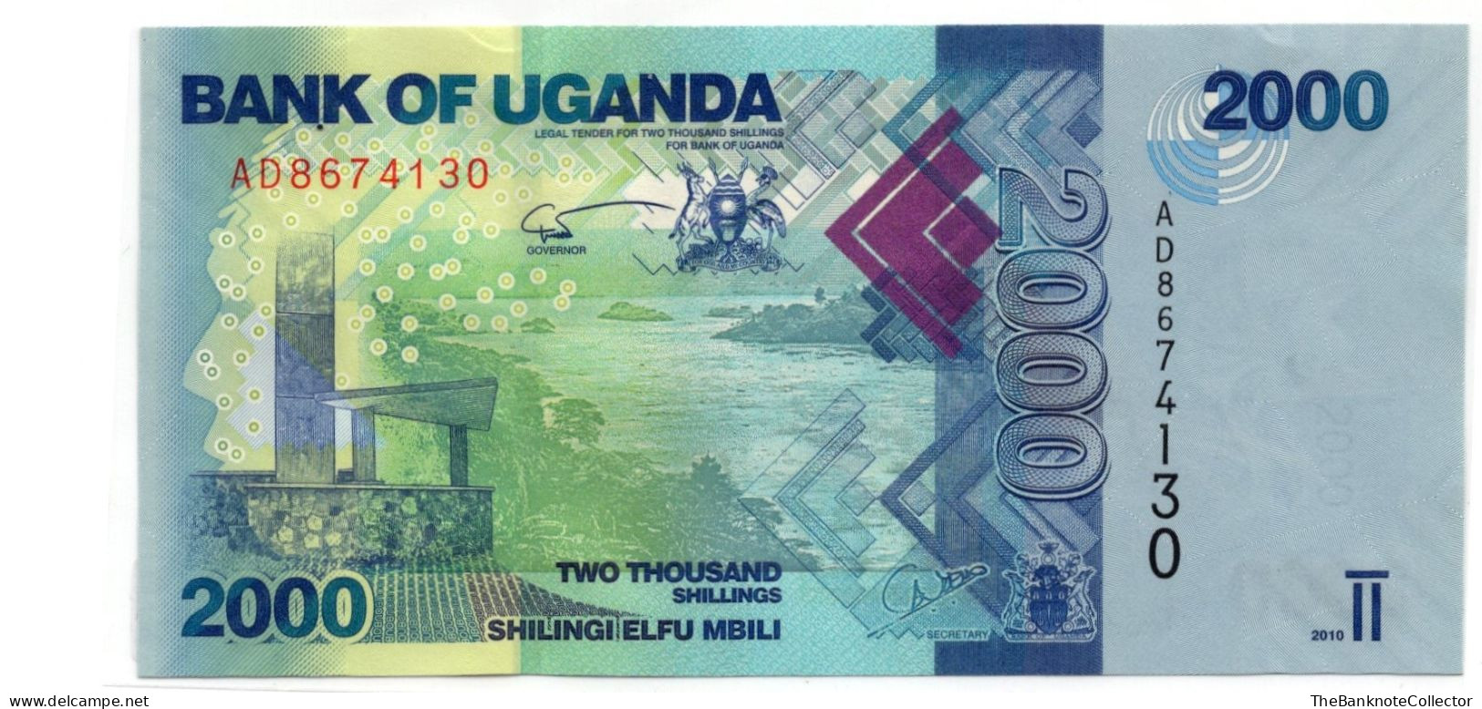 Uganda 2000 Shillings 2010 P-50 UNC - Oeganda