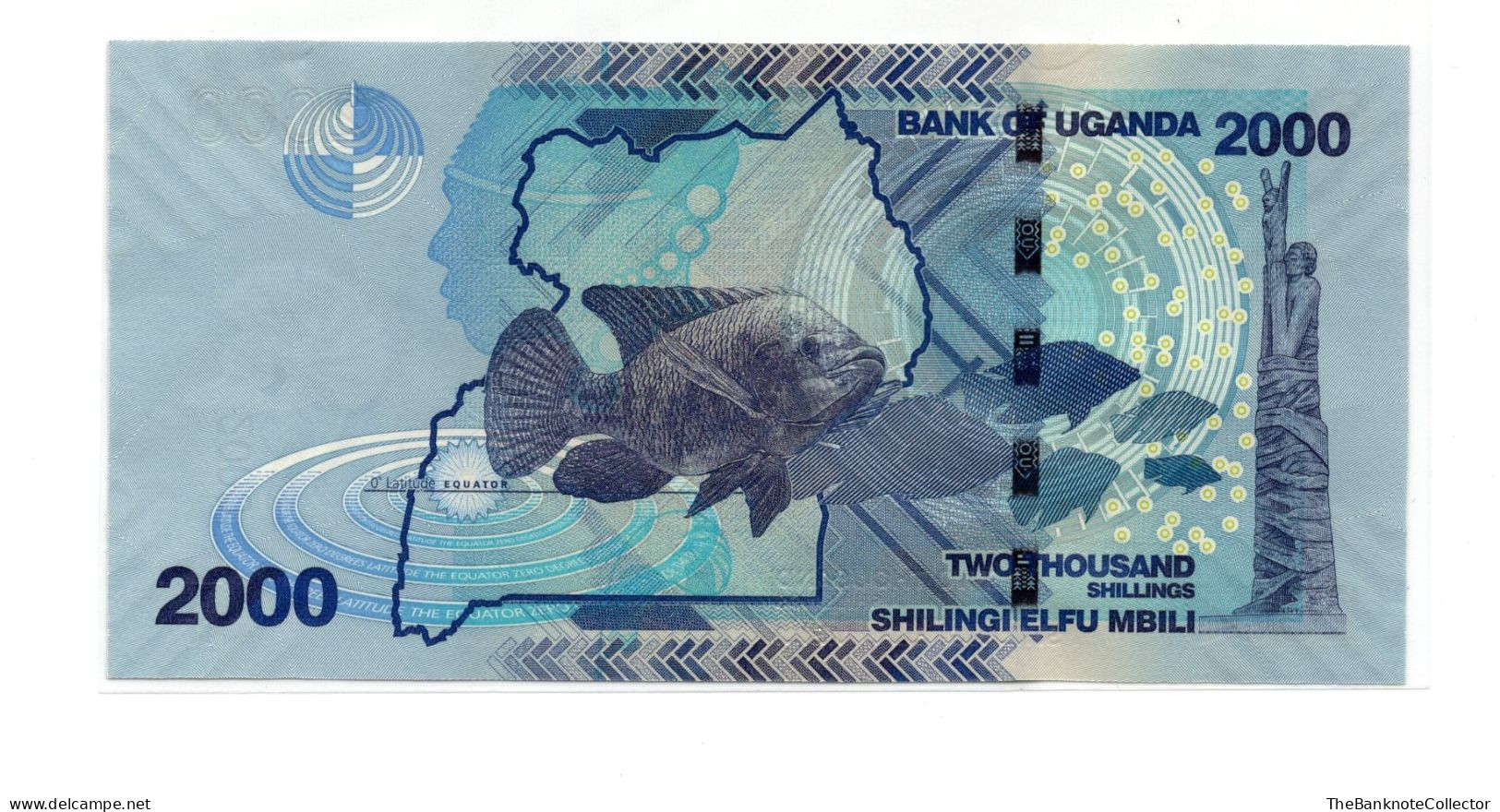 Uganda 2000 Shillings 2010 P-50 UNC - Oeganda