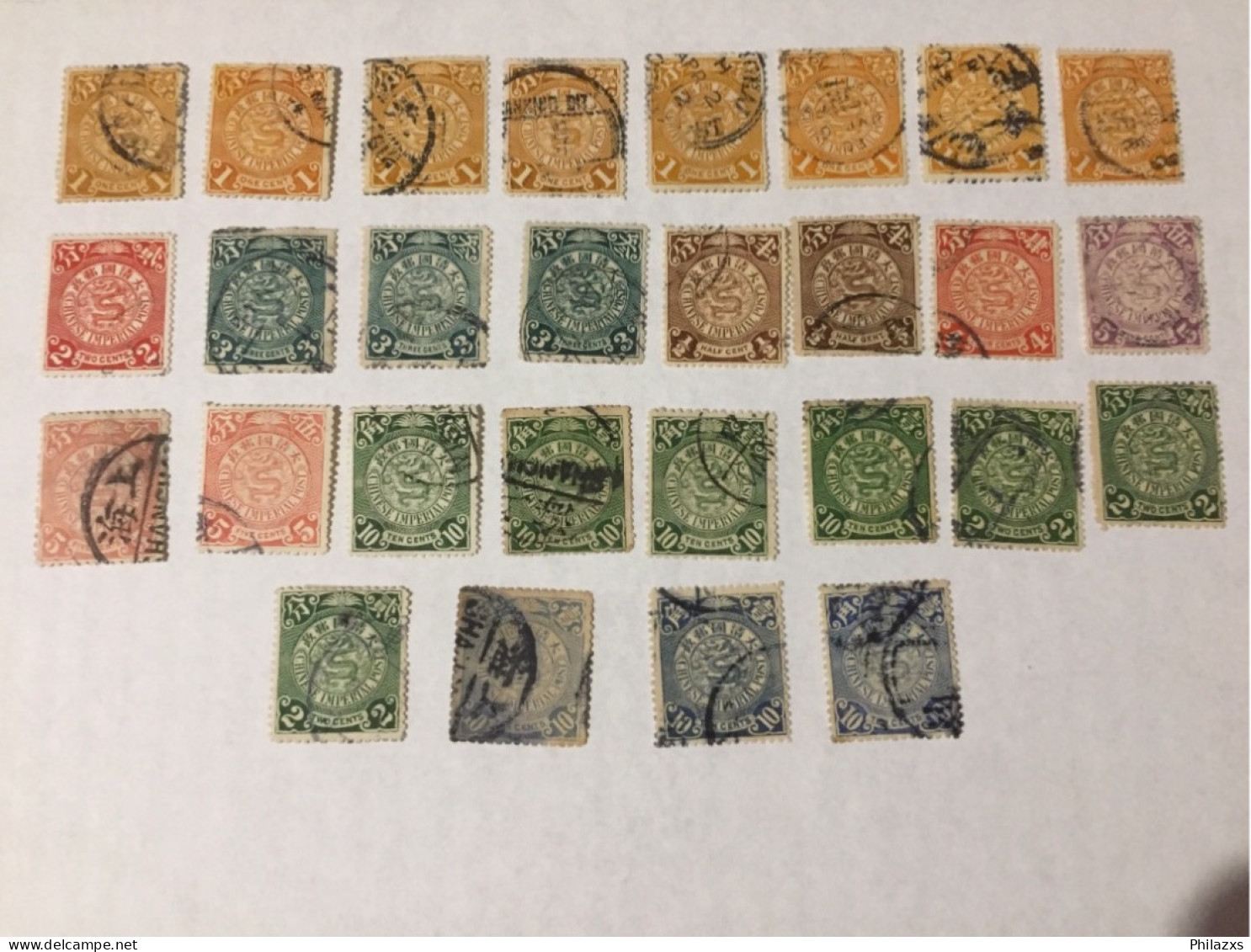 China Dragons Used B - Used Stamps