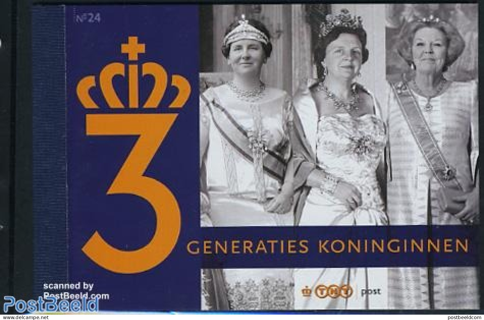 Netherlands 2009 3 Generations Of Queens Prestige Booklet, Mint NH, History - Kings & Queens (Royalty) - Stamp Booklets - Unused Stamps