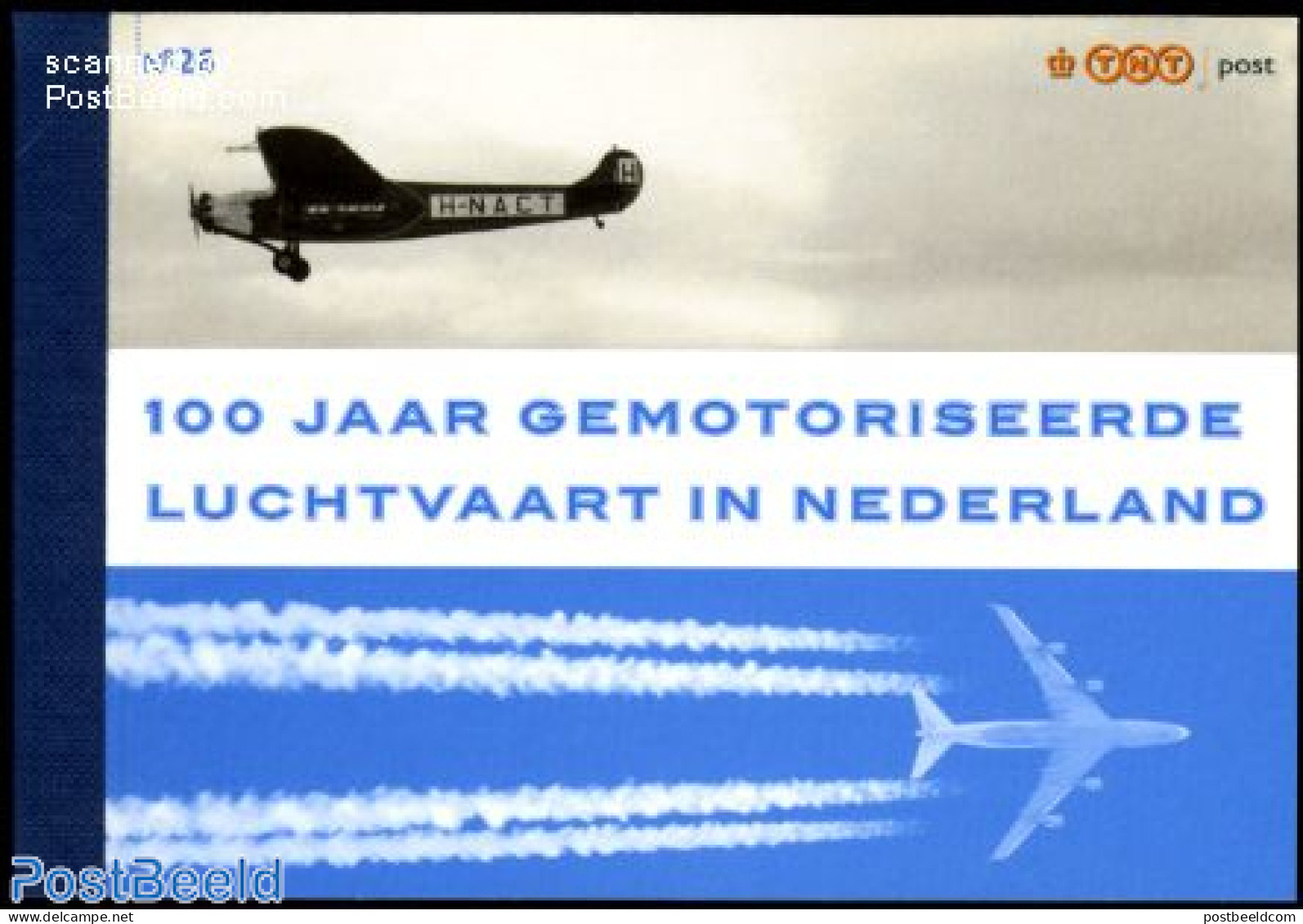 Netherlands 2009 100 Years Motorized Aviation Prestige Booklet 26, Mint NH, Transport - Various - Stamp Booklets - Aut.. - Neufs