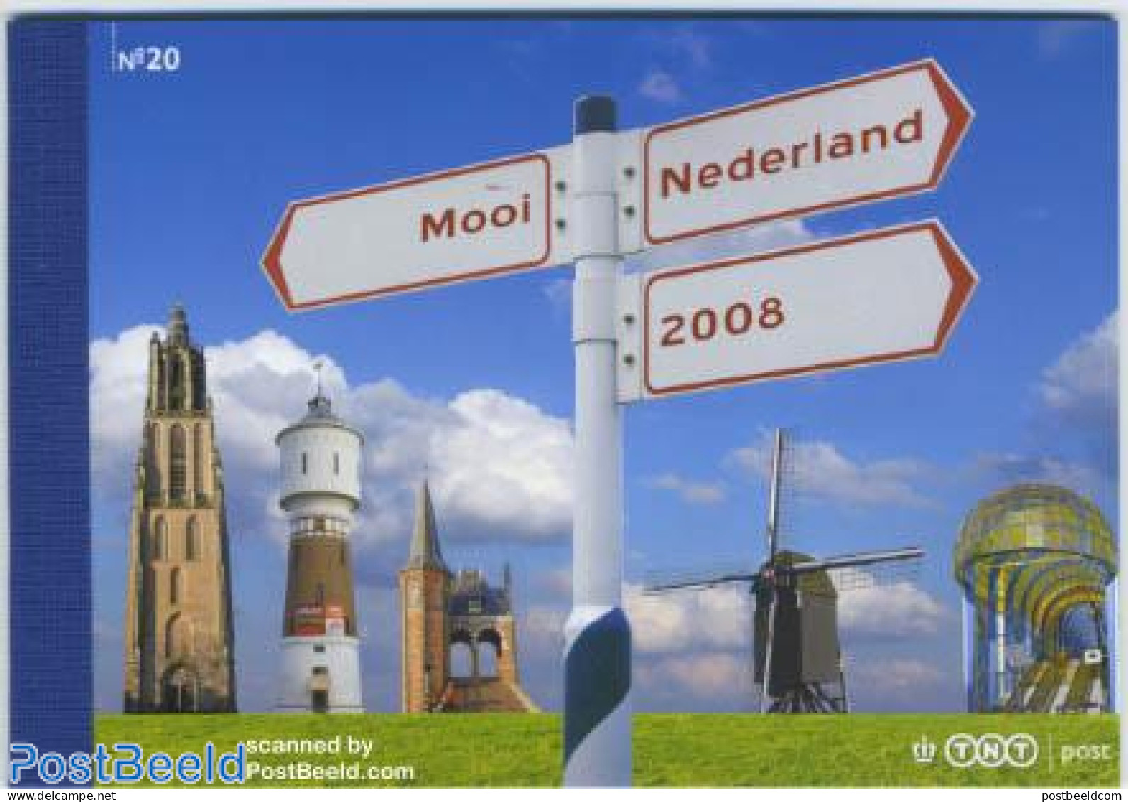 Netherlands 2008 Beautiful Holland Prestige Booklet 20, Mint NH, Various - Stamp Booklets - Mills (Wind & Water) - Neufs