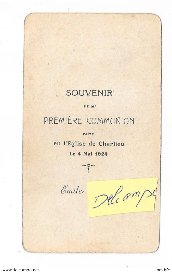 7 Images SOUVENIR DE PREMIÈRE COMMUNION Faite En L'Église De CHARLIEU Toutes Différentes - Communie