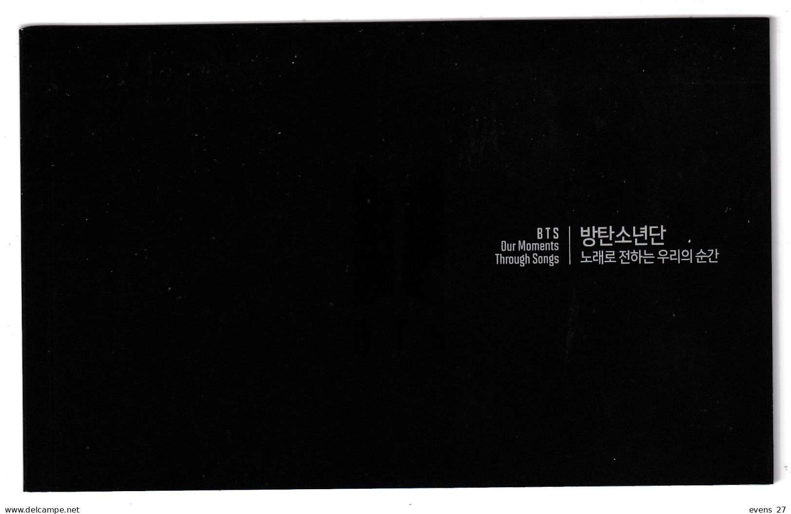 SOUTH KOREA-2023-BTS MUSIC--SILVER FOIL -LIMITED EDITION FOLDER.WITH BOOKLET-PHOTOS AND STAMPS-MNH- - Musique
