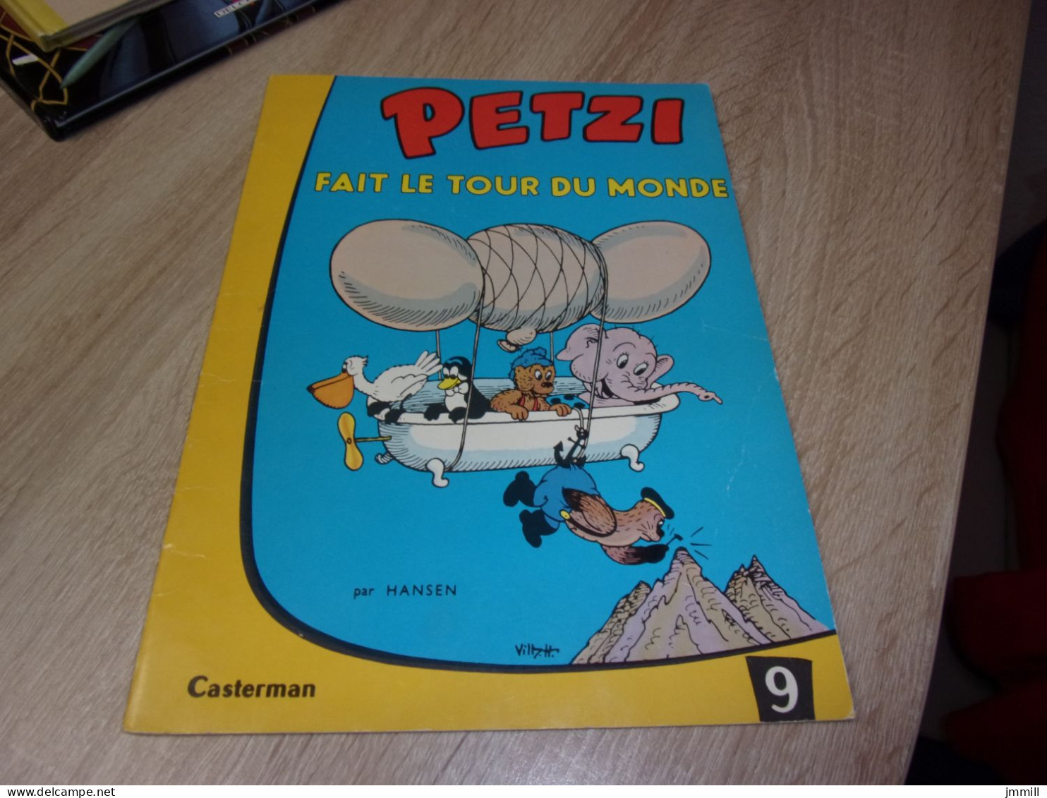 Ancienne Edition  Petzi 9 Petzi Fait Le Tour Du Monde - Petzi