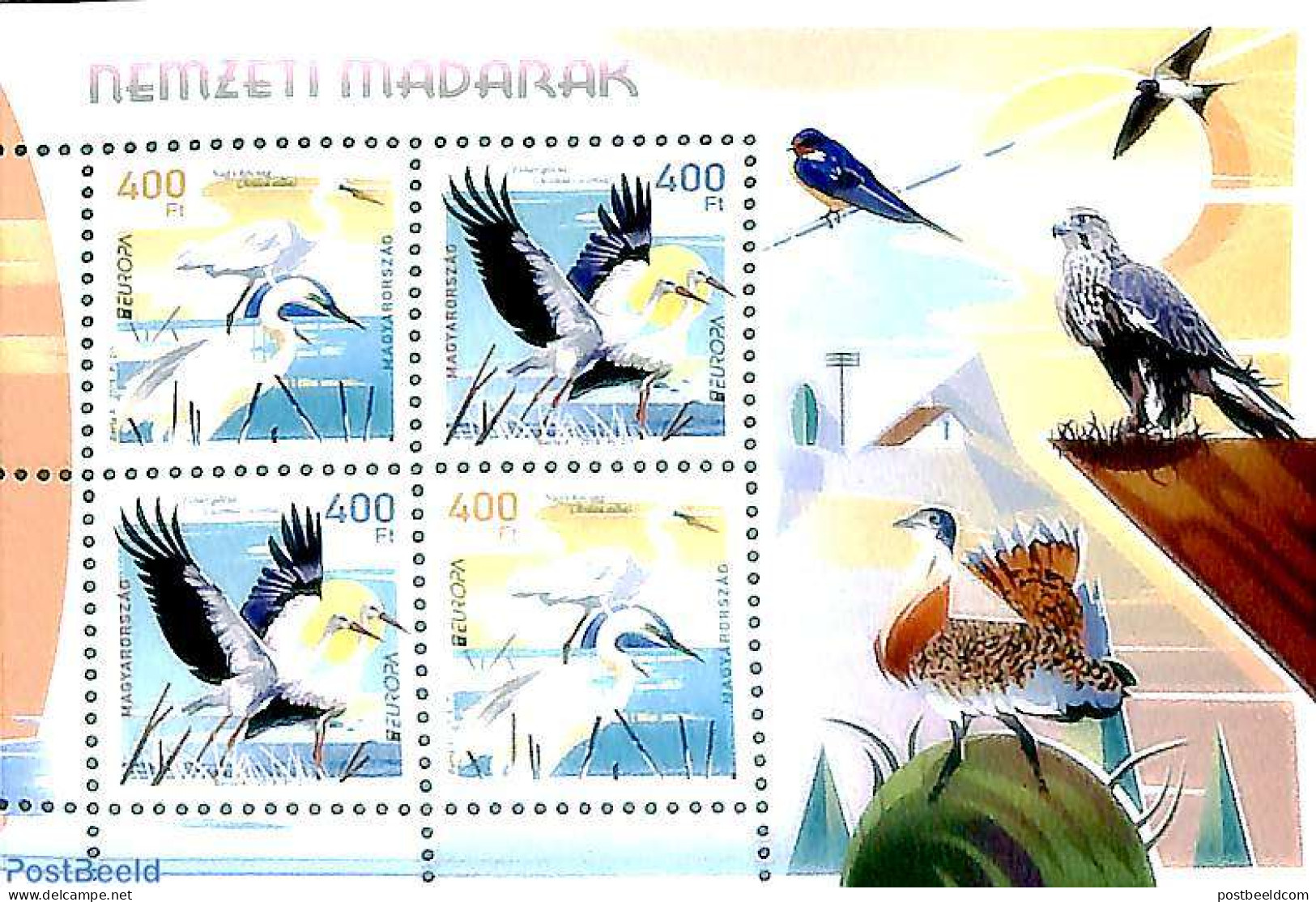 Hungary 2019 Europa, Birds S/s, Mint NH, History - Nature - Europa (cept) - Birds - Nuovi