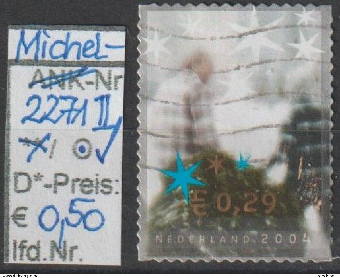 2004 - NIEDERLANDE - SM "Dez.marken - Mann U. Frau ...." 0,29 € Mehrf. - S.Scan  (2271IIo Nl) - Used Stamps