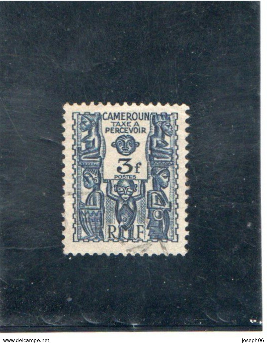 CAMEROUN  1939   Taxe   Y.T.  N° 23  Oblitéré - Usados