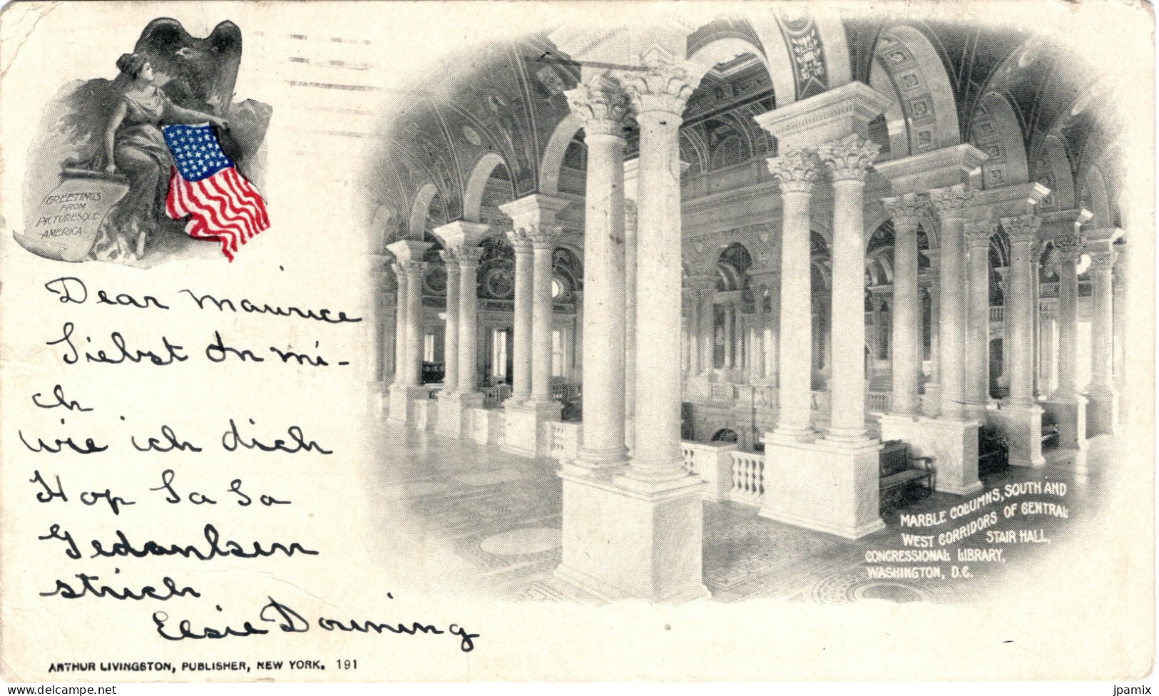 CPA : Washington Library Congress , Private Mailing Card - Autres & Non Classés